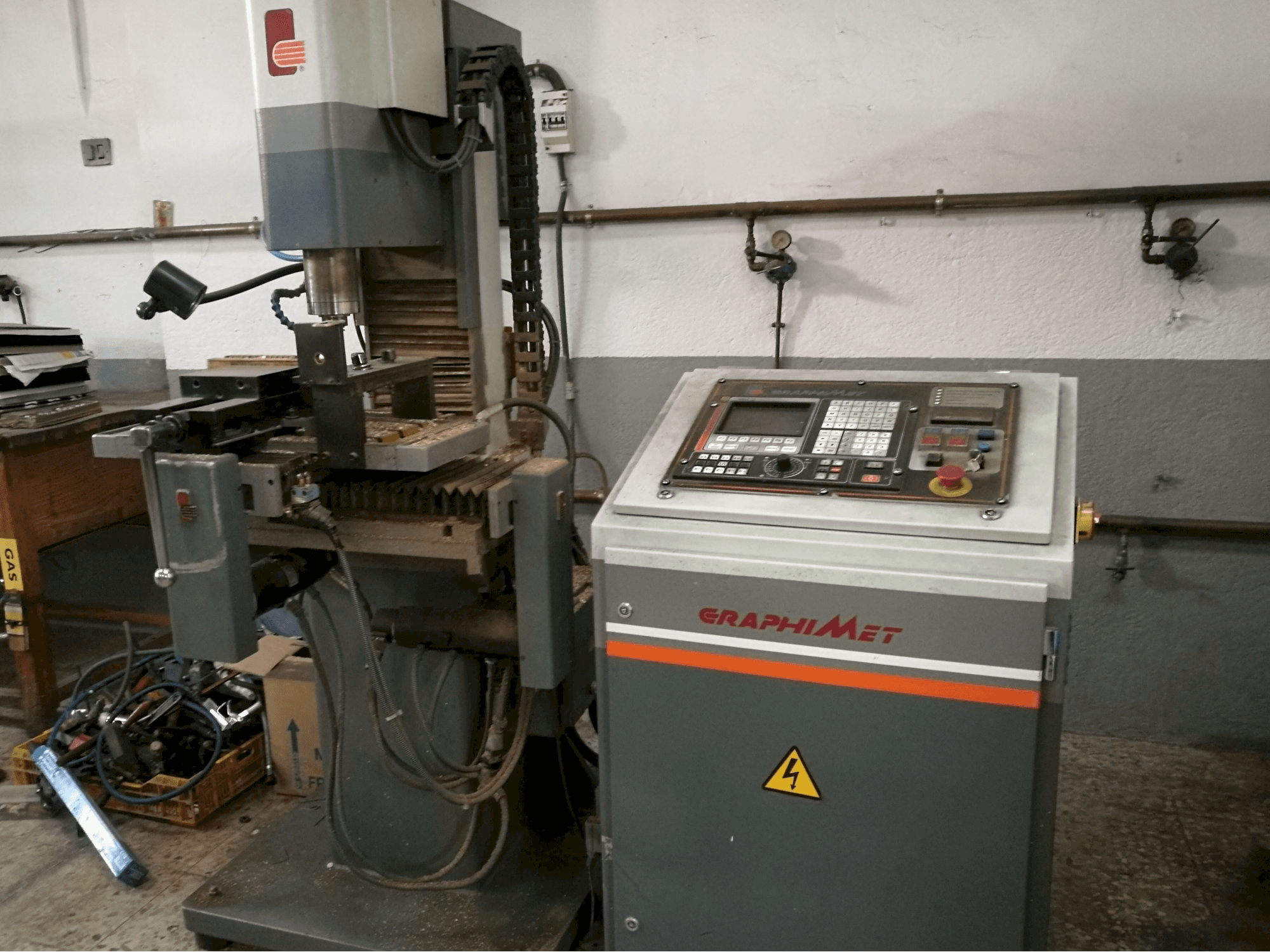 Vista lato destro della macchina GRAPHIMET A-2