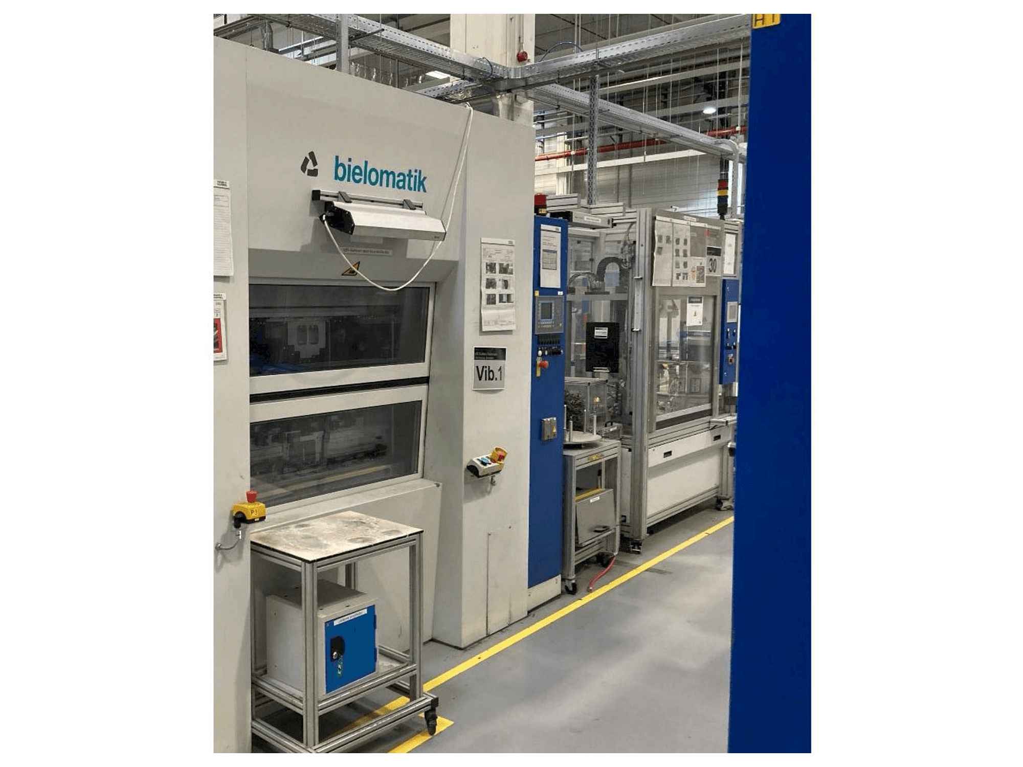 Vista frontale della macchina bielomatik K3216