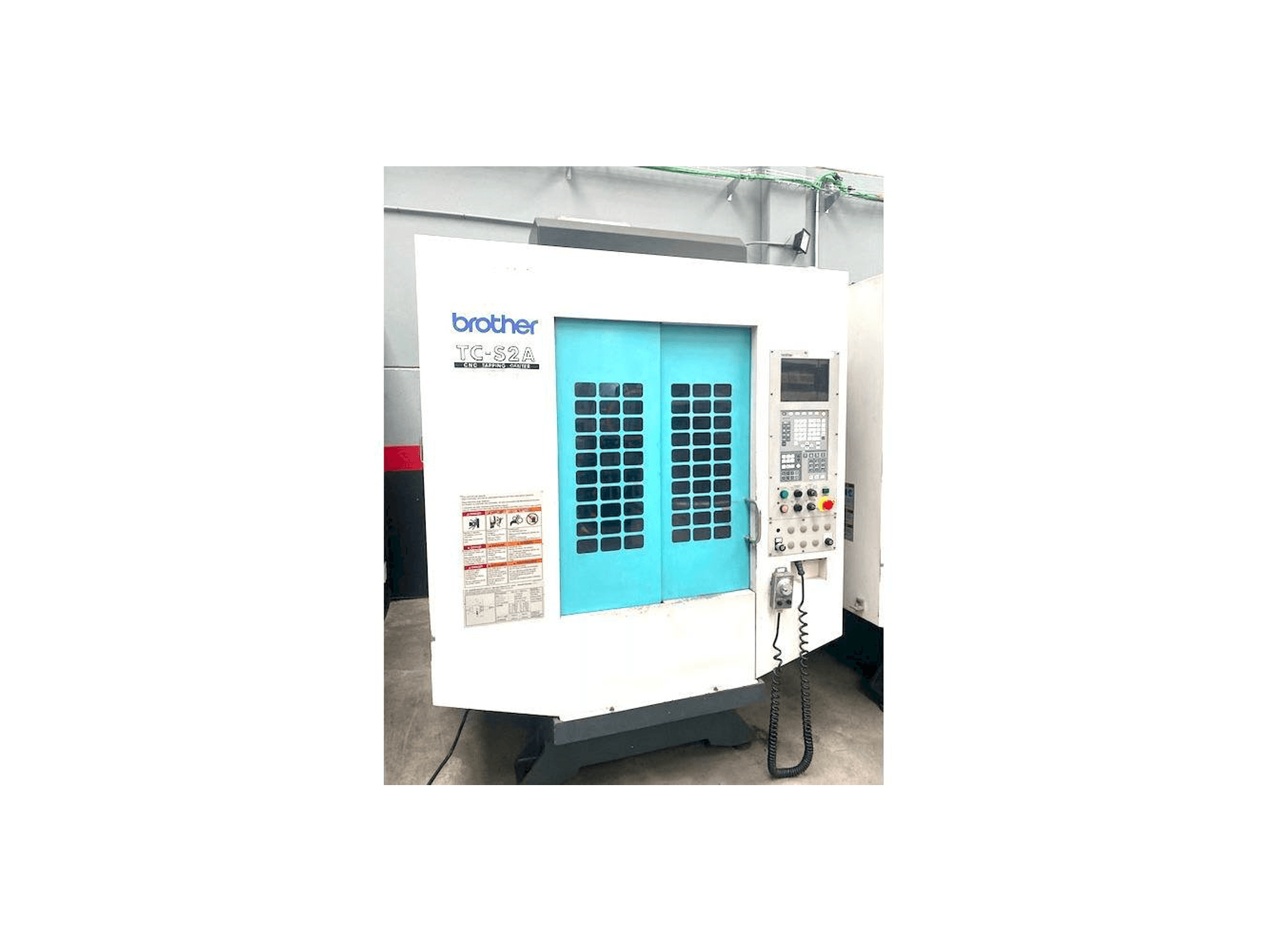 Vista frontale della macchina Brother TC-S2A