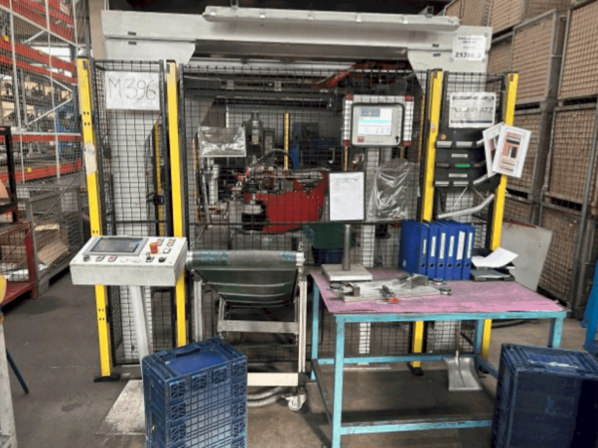 Vista frontale della macchina Transfluid DB 650 ST-SPS