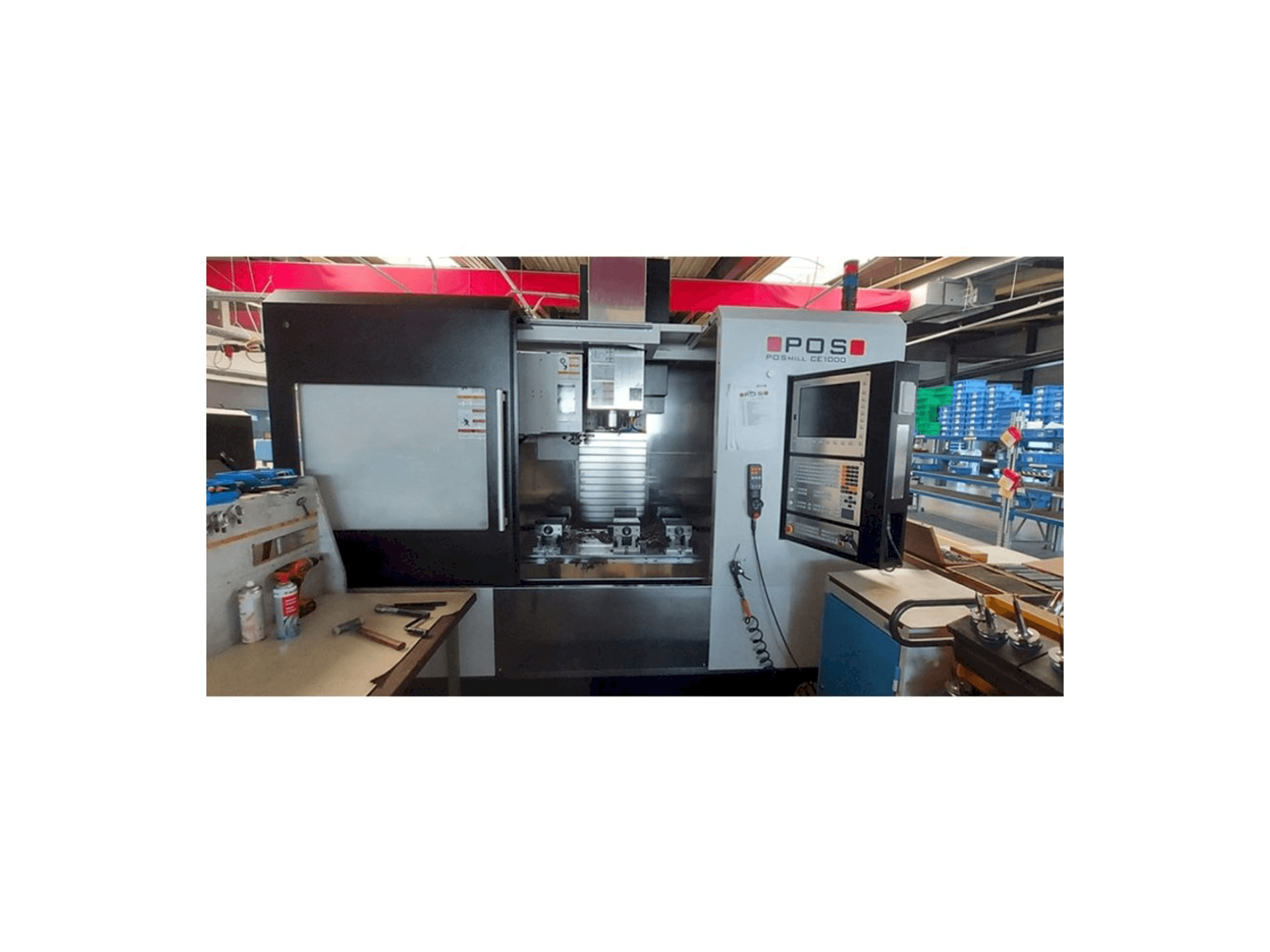 Vista frontale della macchina POSmill CE 1000