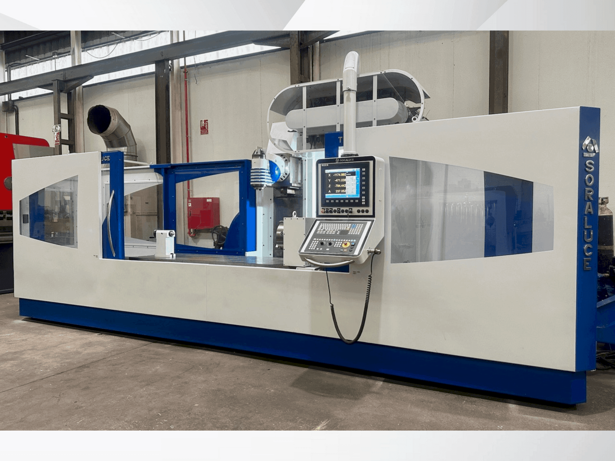 Vista frontale della macchina Soraluce TA-25A