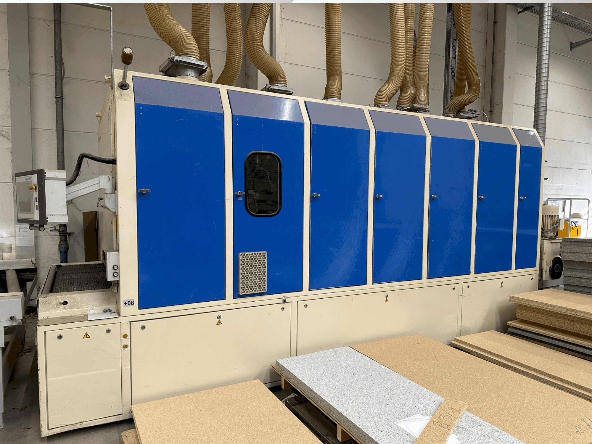 Vista frontale della macchina HEESEMANN LSM8 / EA2