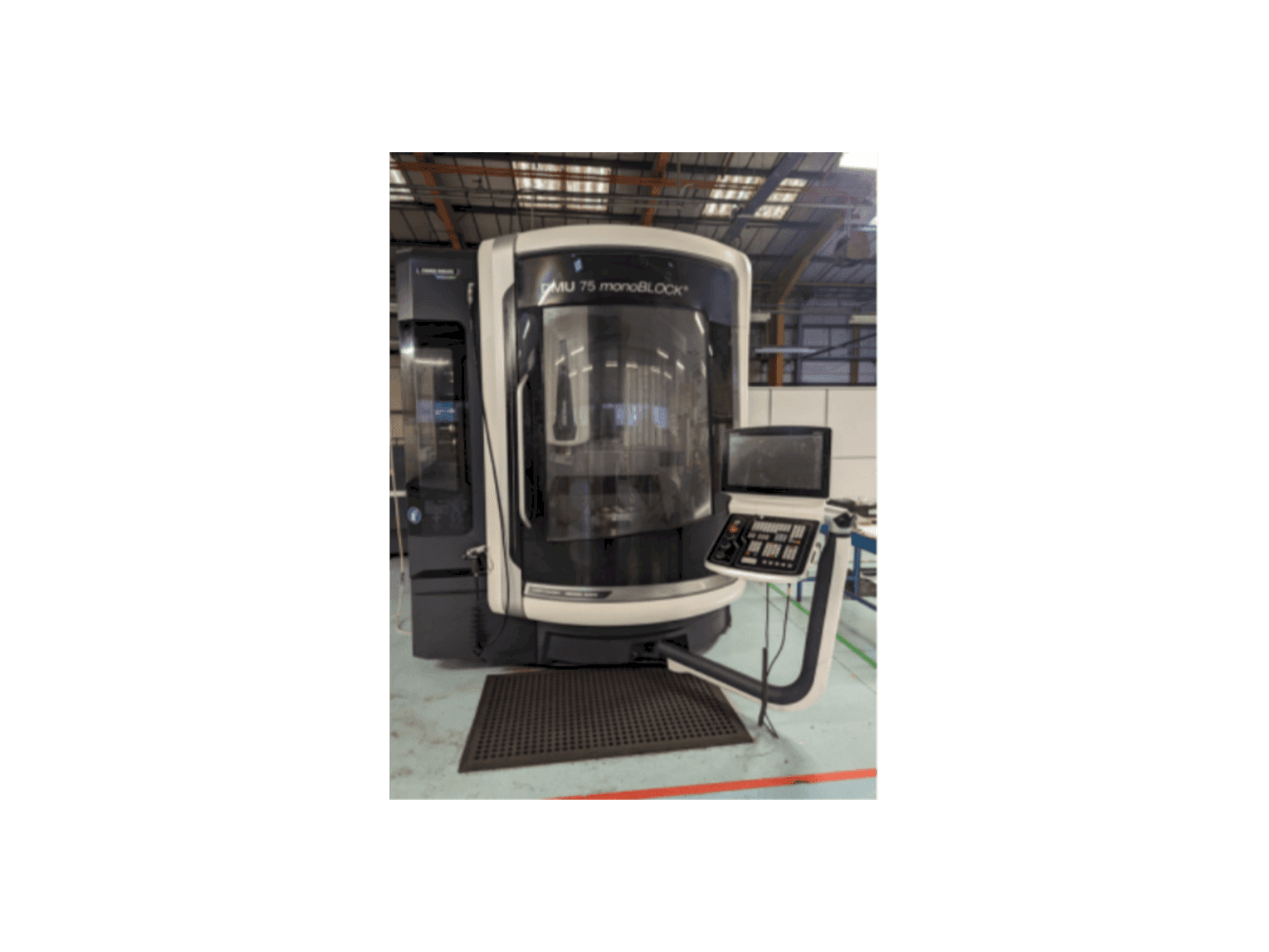 Vista laterale sinistra della macchina DMG MORI DMU 75 Monoblock