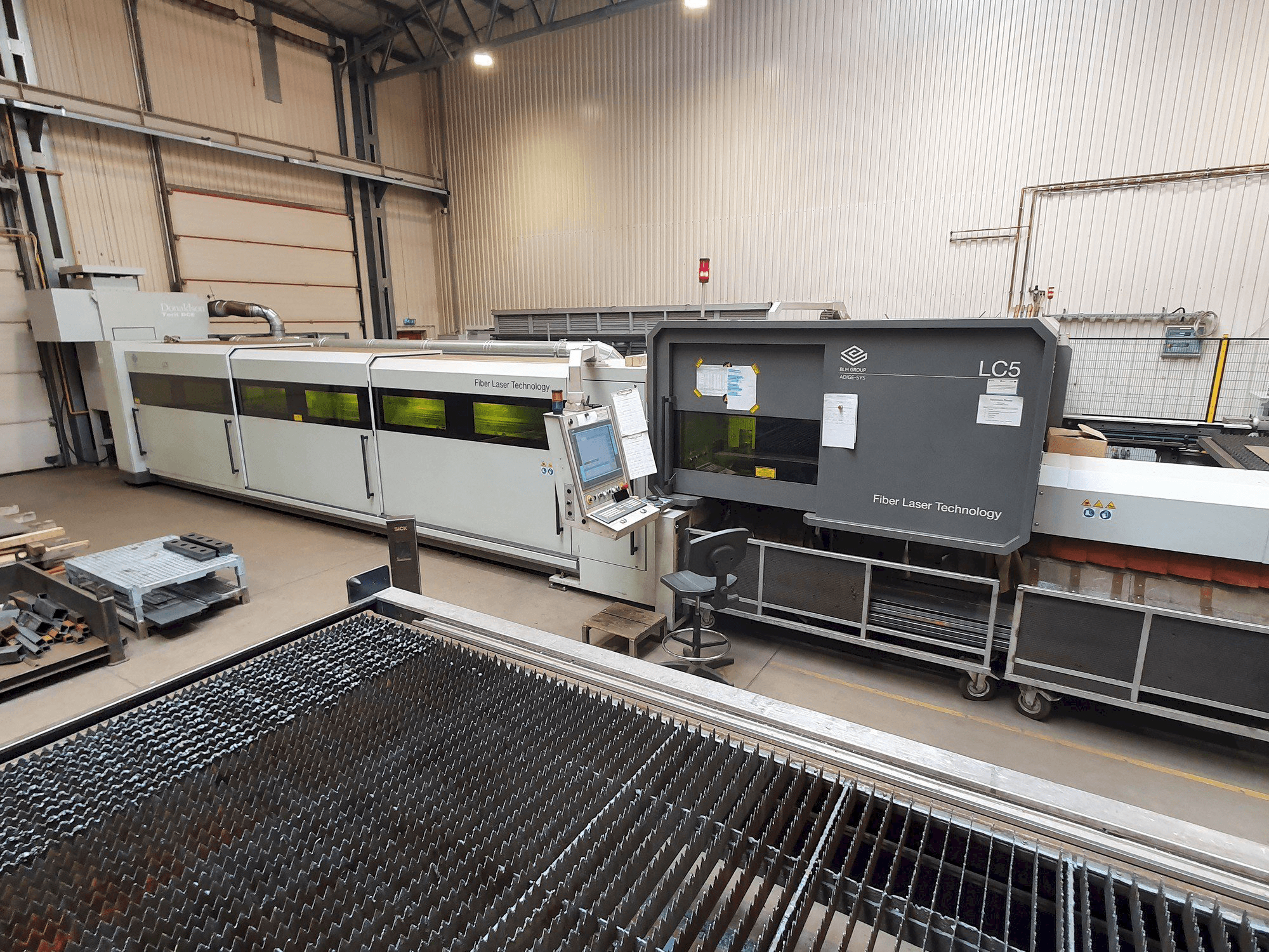 Vista frontale della macchina BLM ADIGE LC5