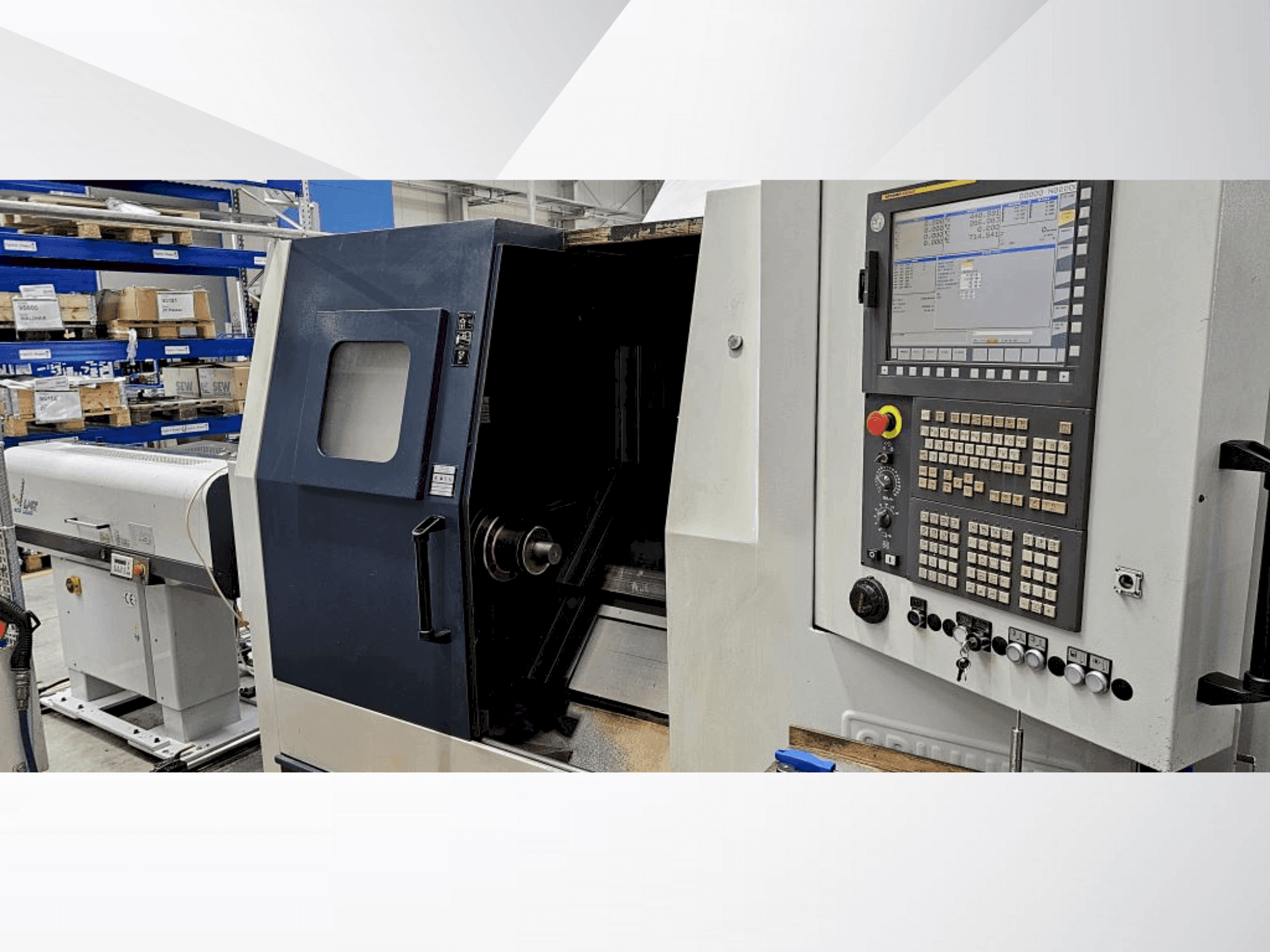 Vista frontale della macchina SPINNER TC600