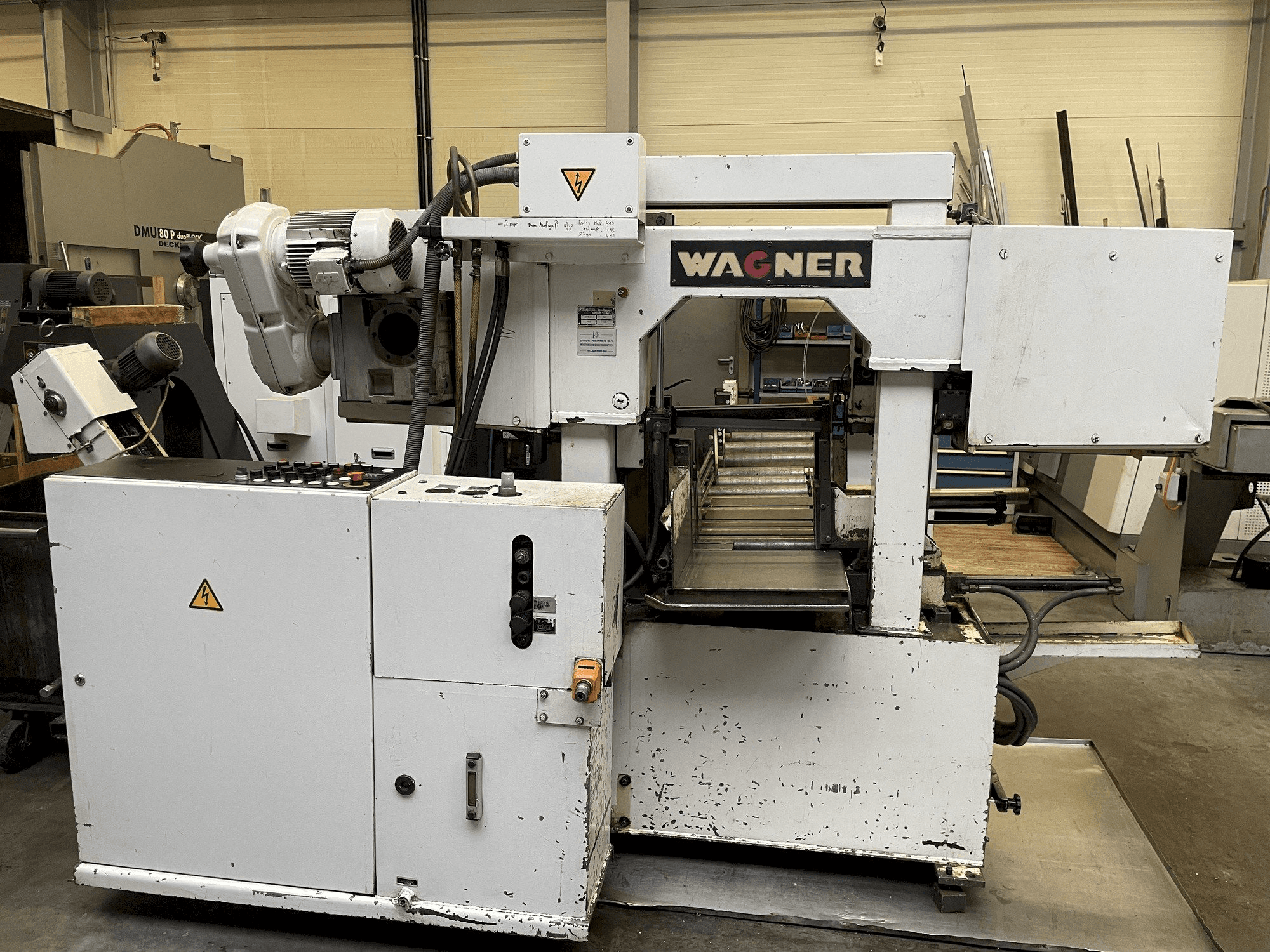 Vista frontale della macchina WAGNER WPB 340 A