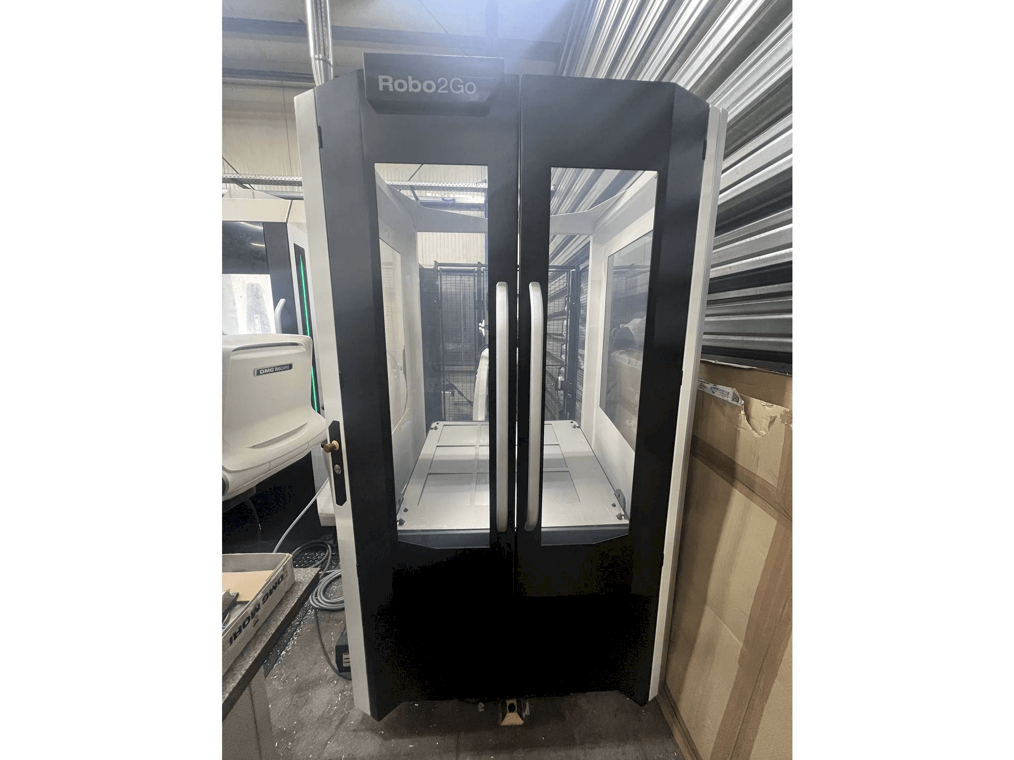 Vista frontale della macchina DMG Robo2Go