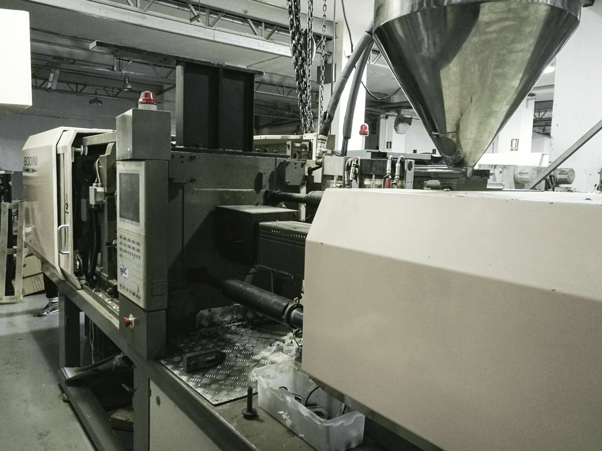 Vista lato destro della macchina BODINI ELEDRIVE 165