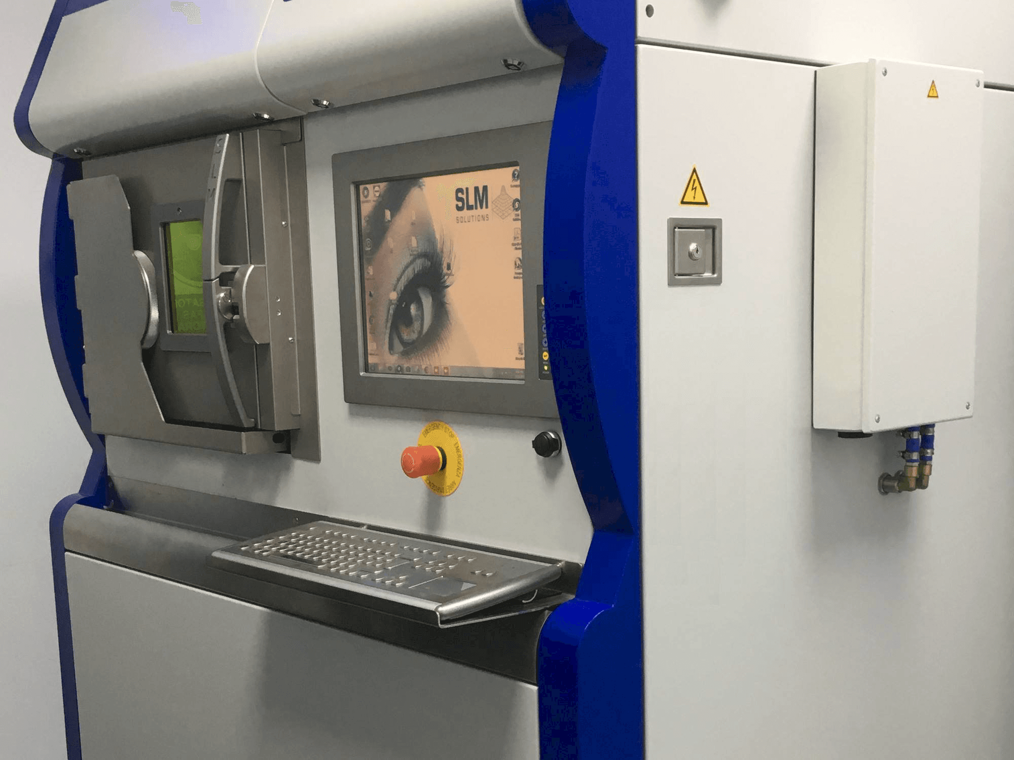 Vista frontale della macchina SML 125HL