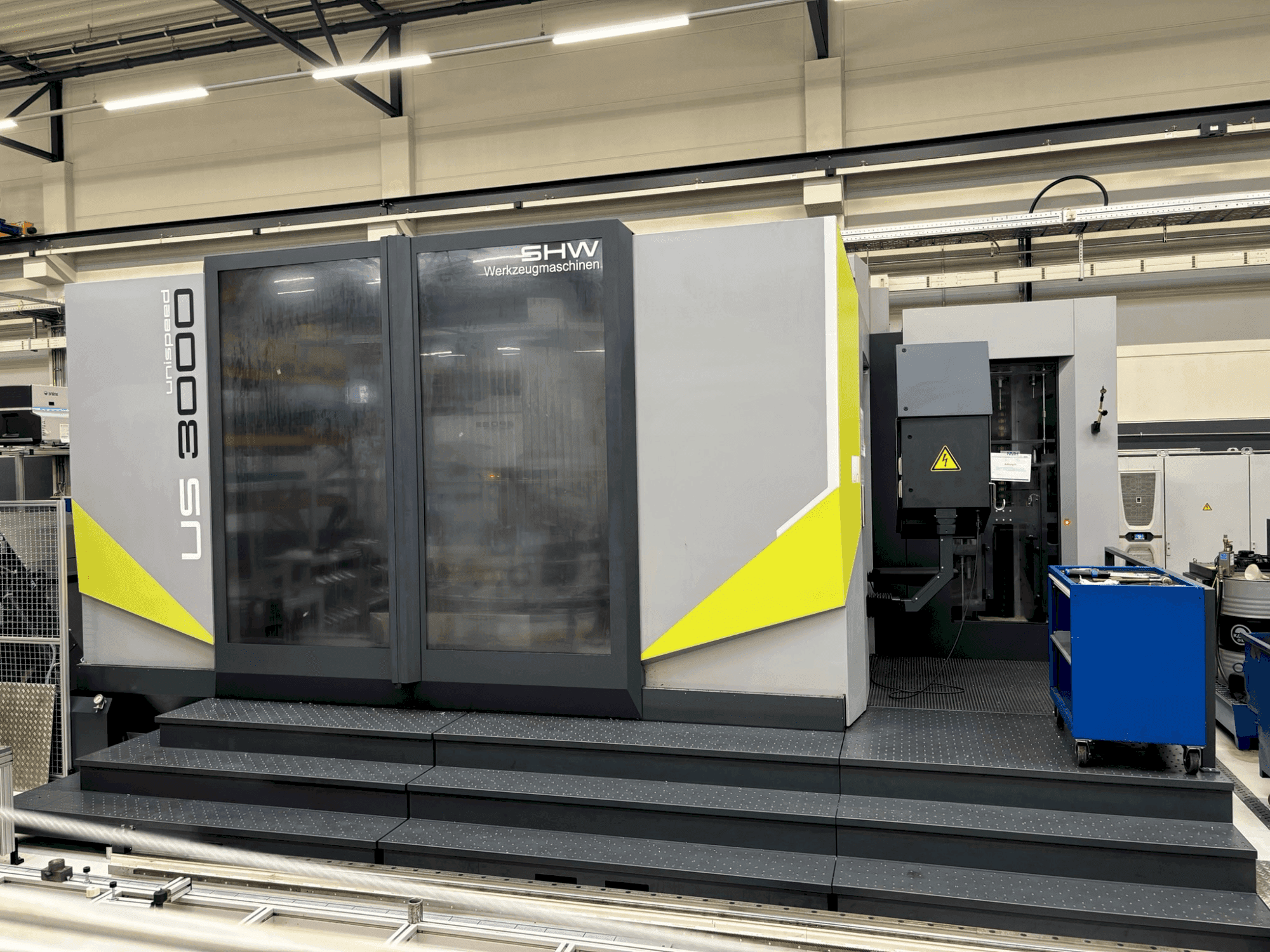 Vista frontale della macchina SHW Unispeed 3000