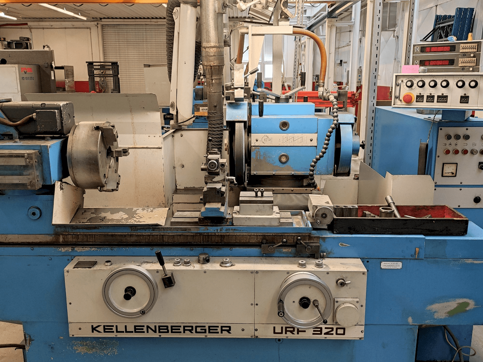 Vista frontale della macchina KELLENBERGER URF 320