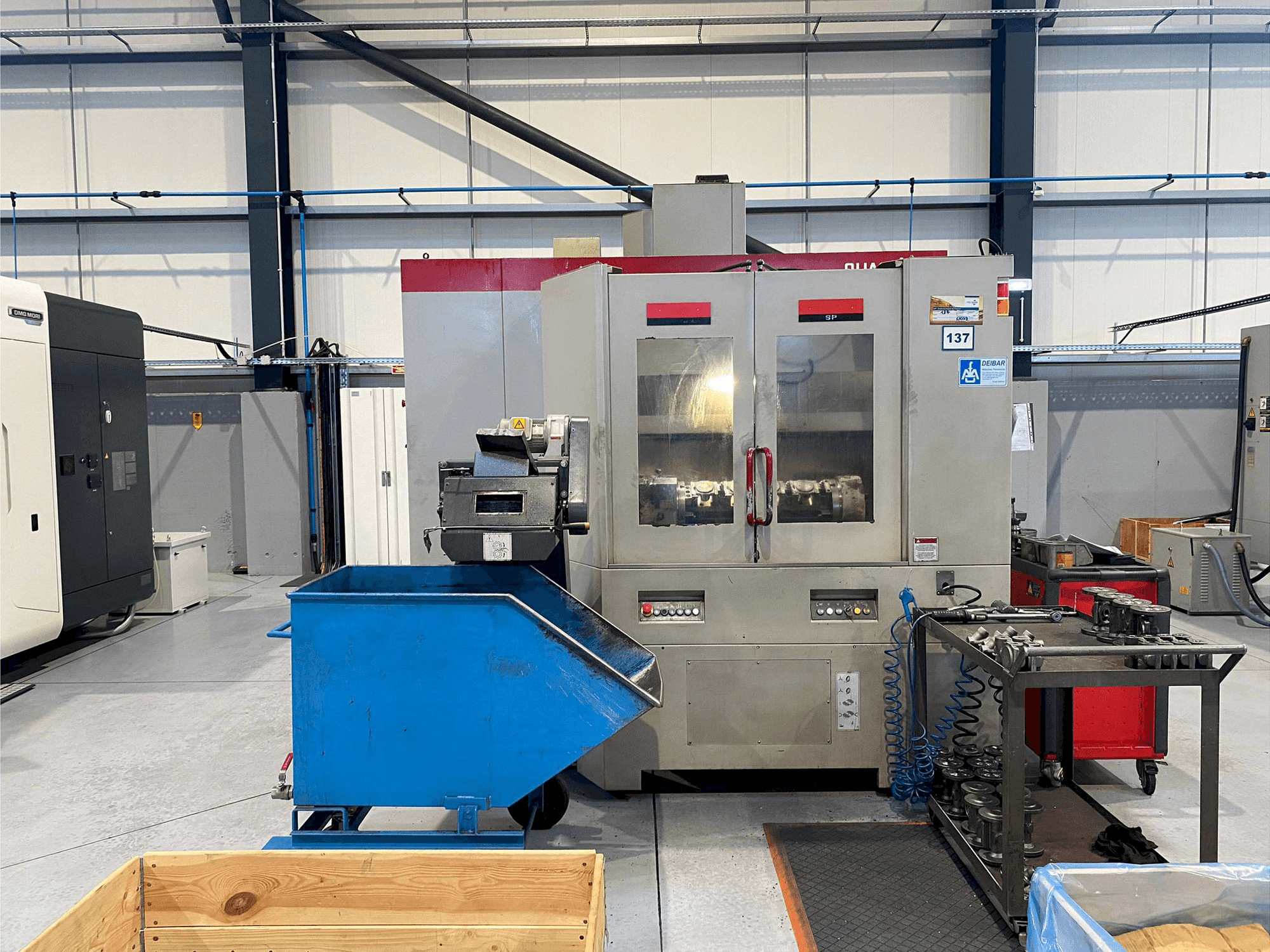 Vista frontale della macchina Quaser MK603SP/12B