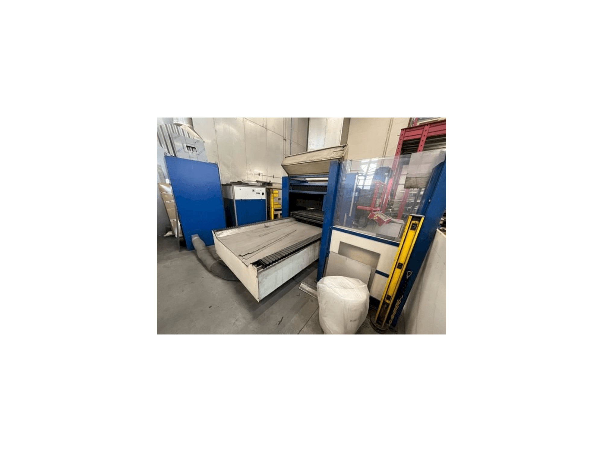 Vista frontale della macchina Messer Easylas