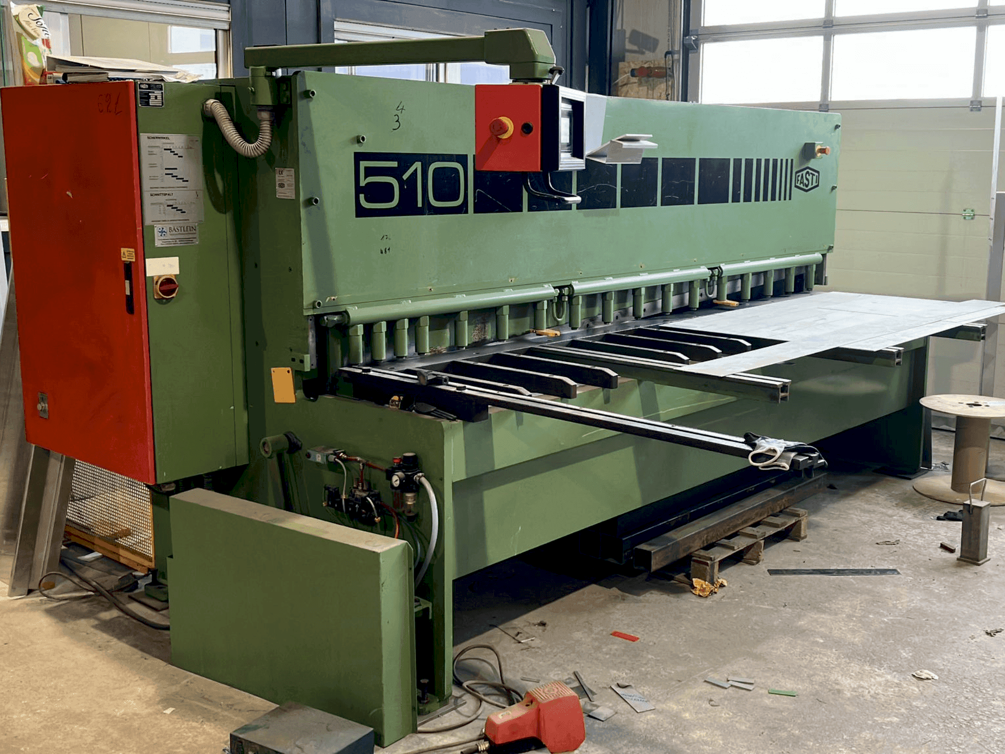 Vista frontale della macchina FASTI 510-30/6