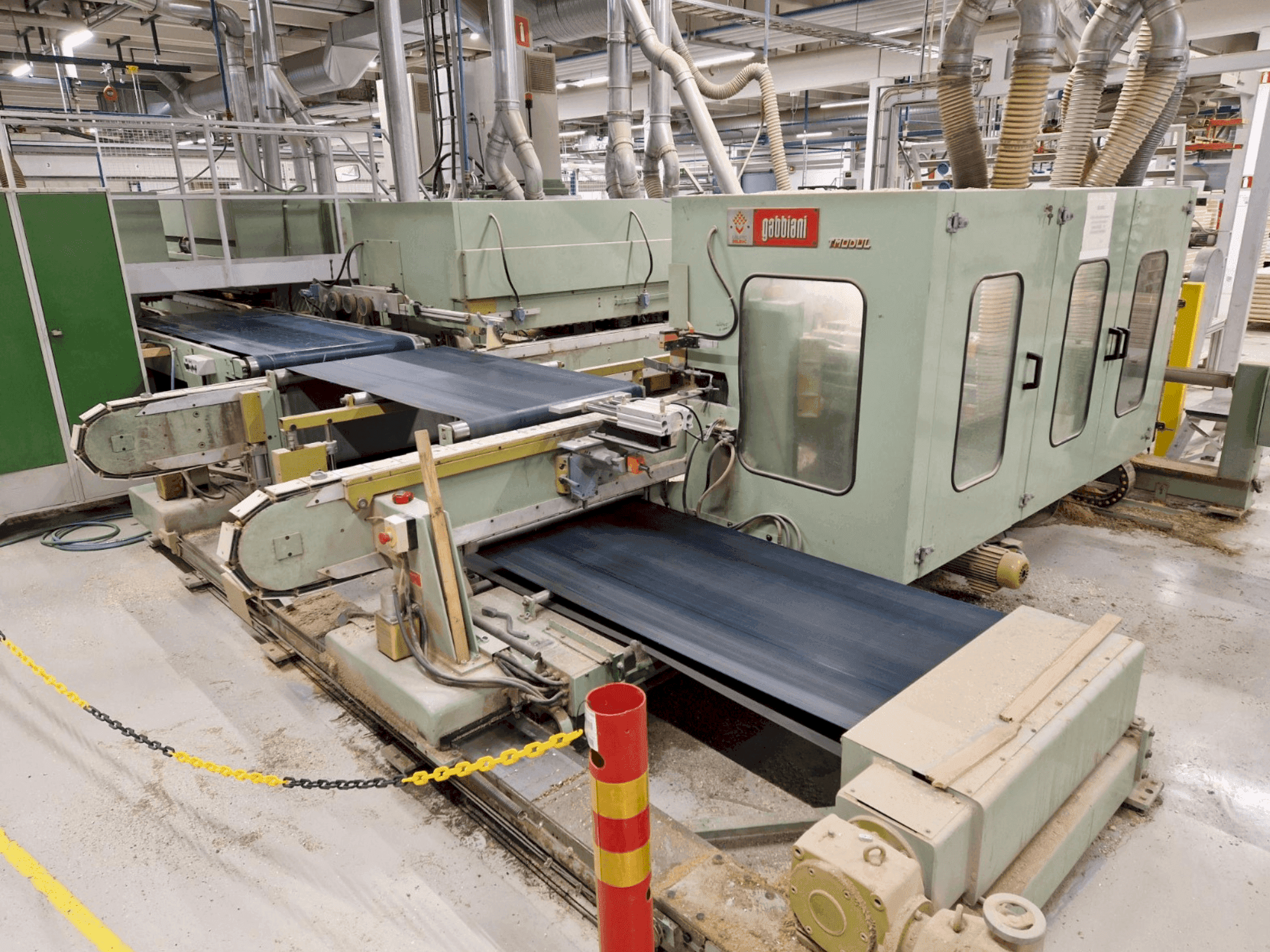 Vista frontale della macchina GABIANNI T-Modul