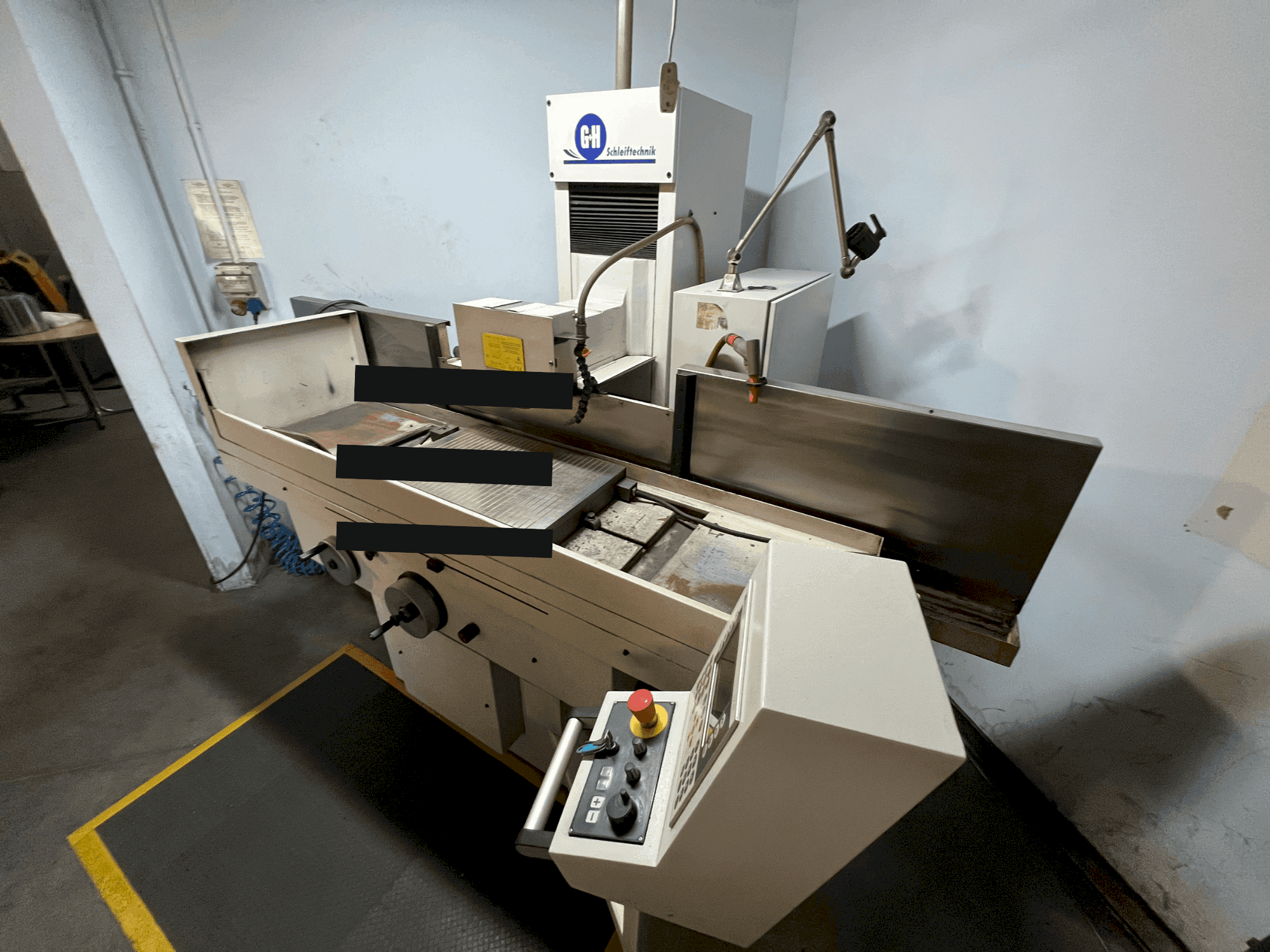 Vista frontale della macchina GEIBEL & HOTZ FS 60 AC