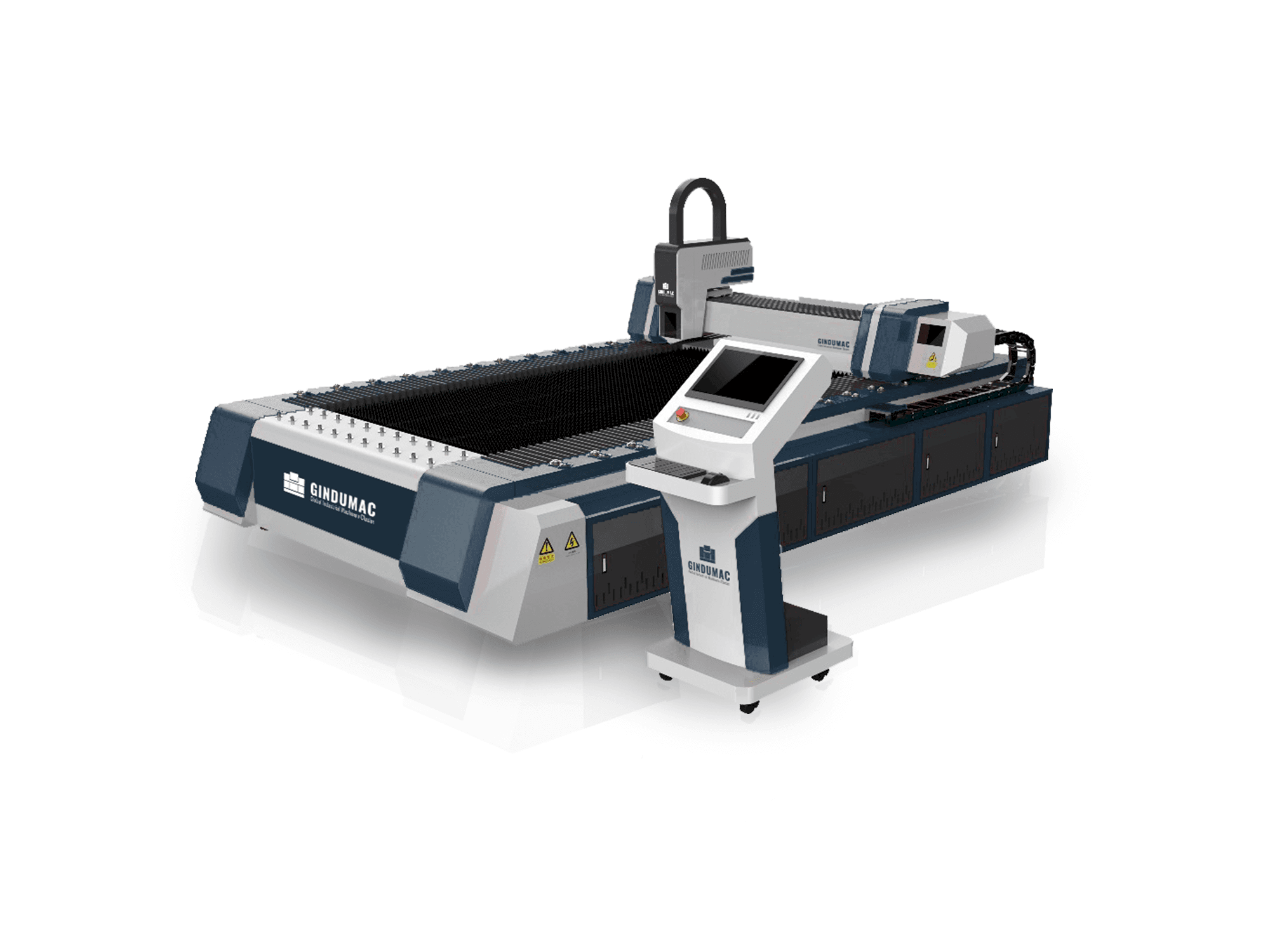 Vista lato destro della macchina GINDUMAC TREND 3015-1000R