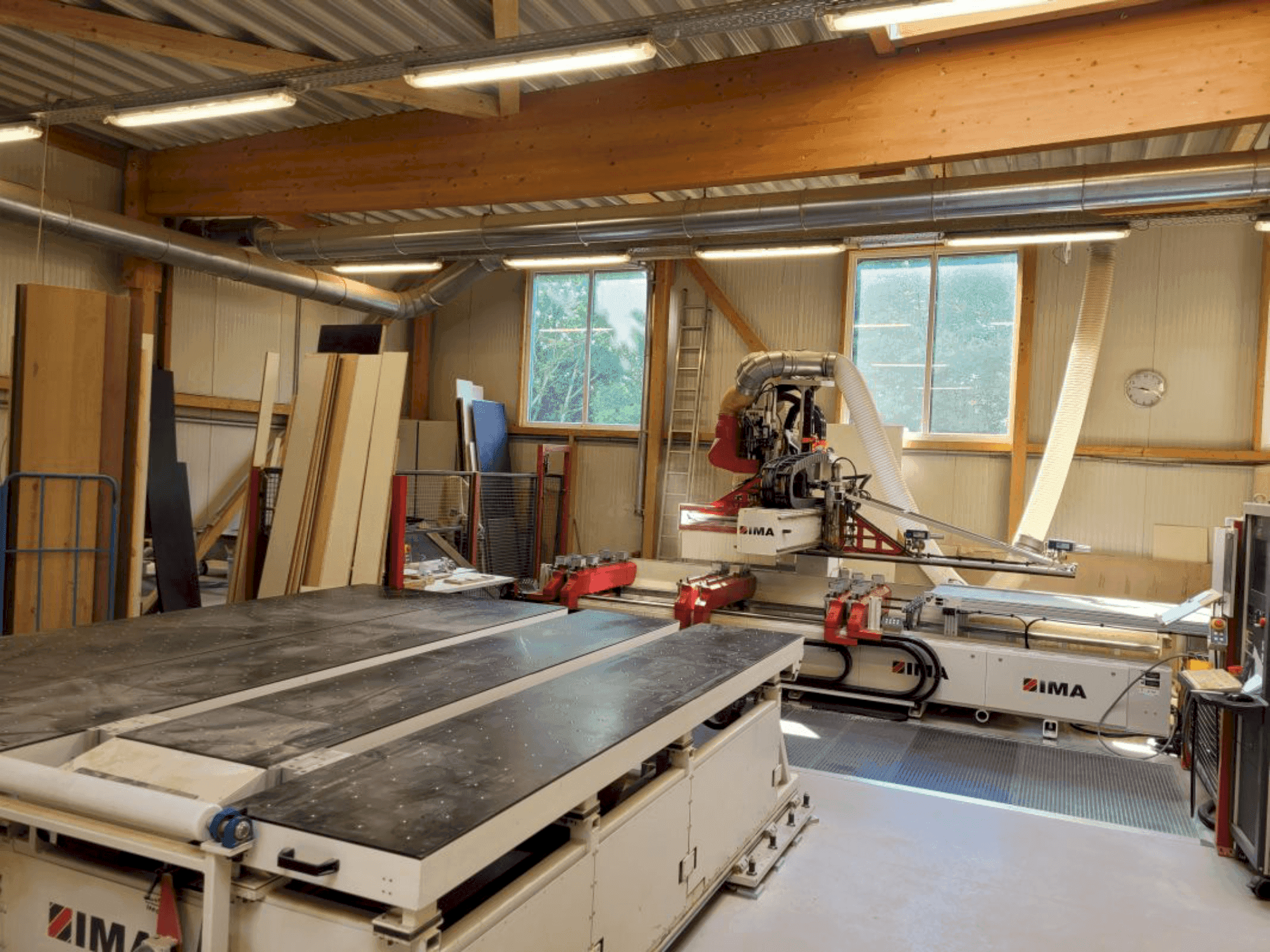 Vista frontale della macchina IMA BIMA CUT 120/300