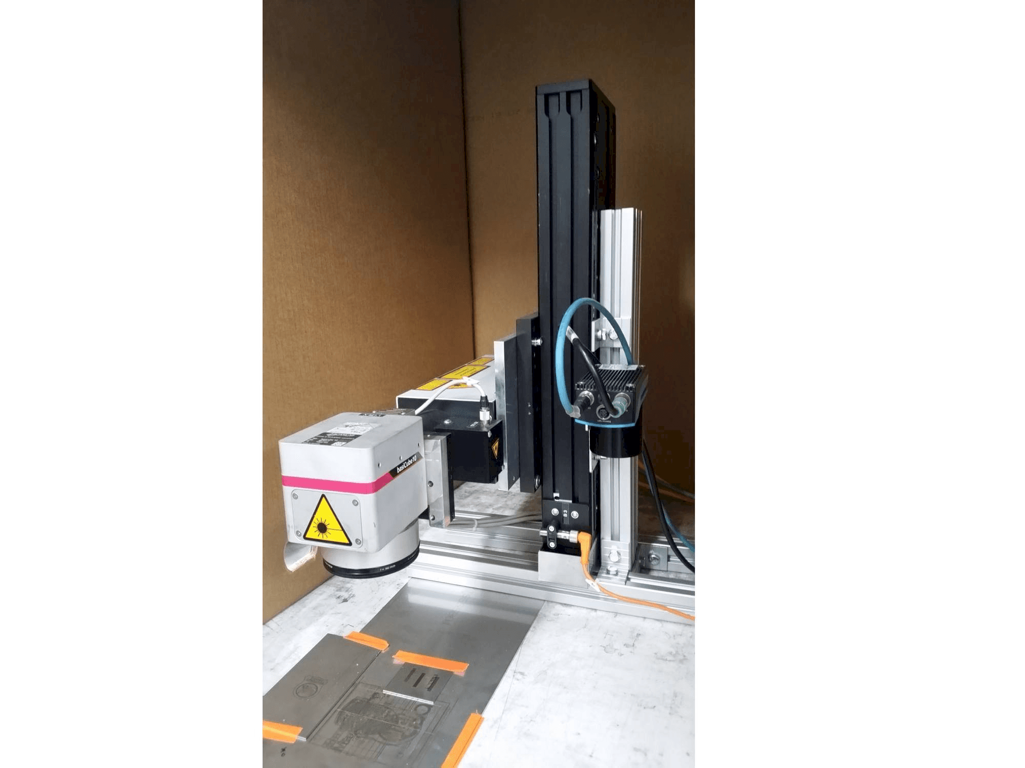 Vista frontale della macchina Baublys IF 20 IP