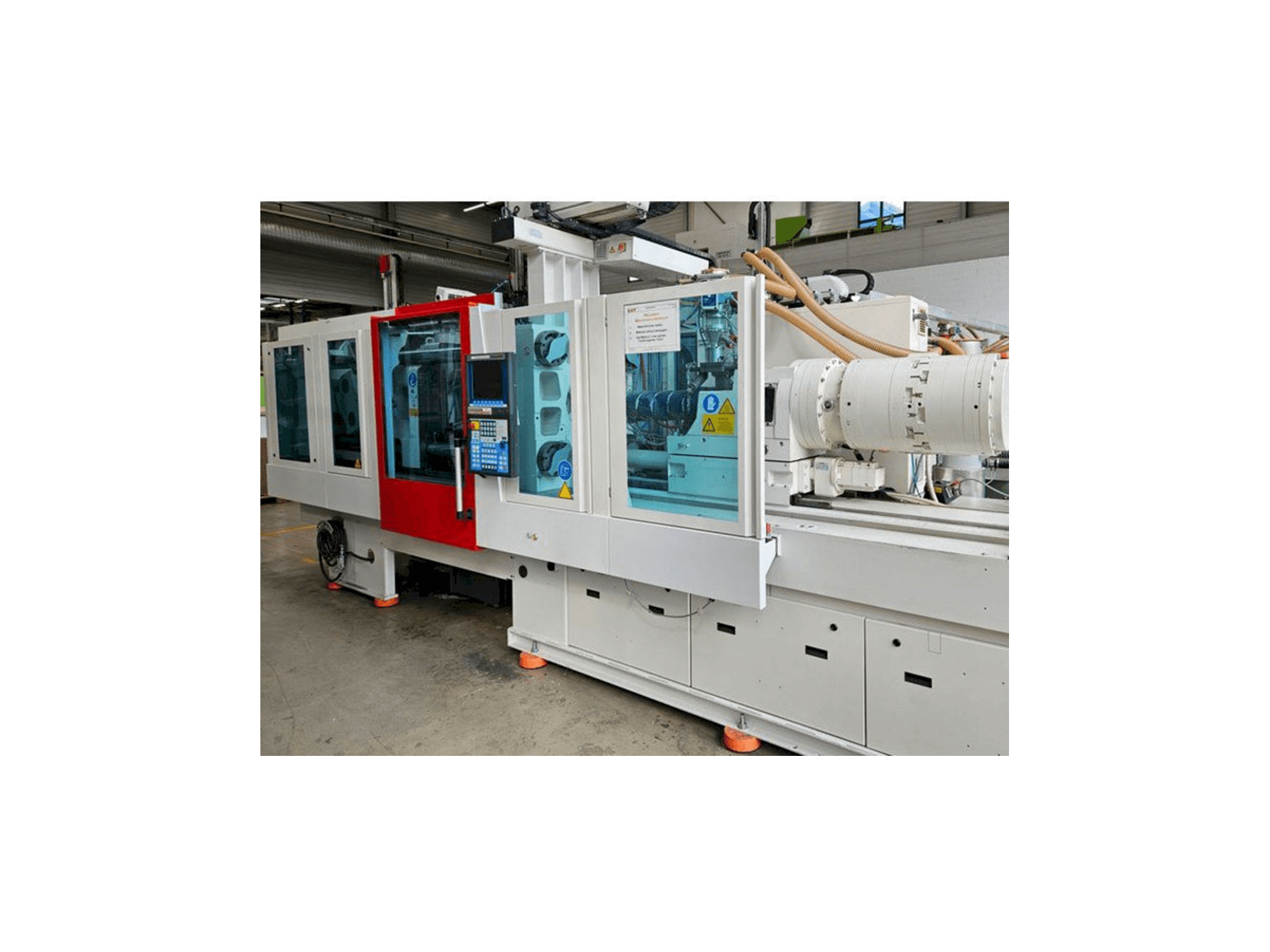 Vista frontale della macchina Krauss Maffei EX 160 / 180 mit LRX 100