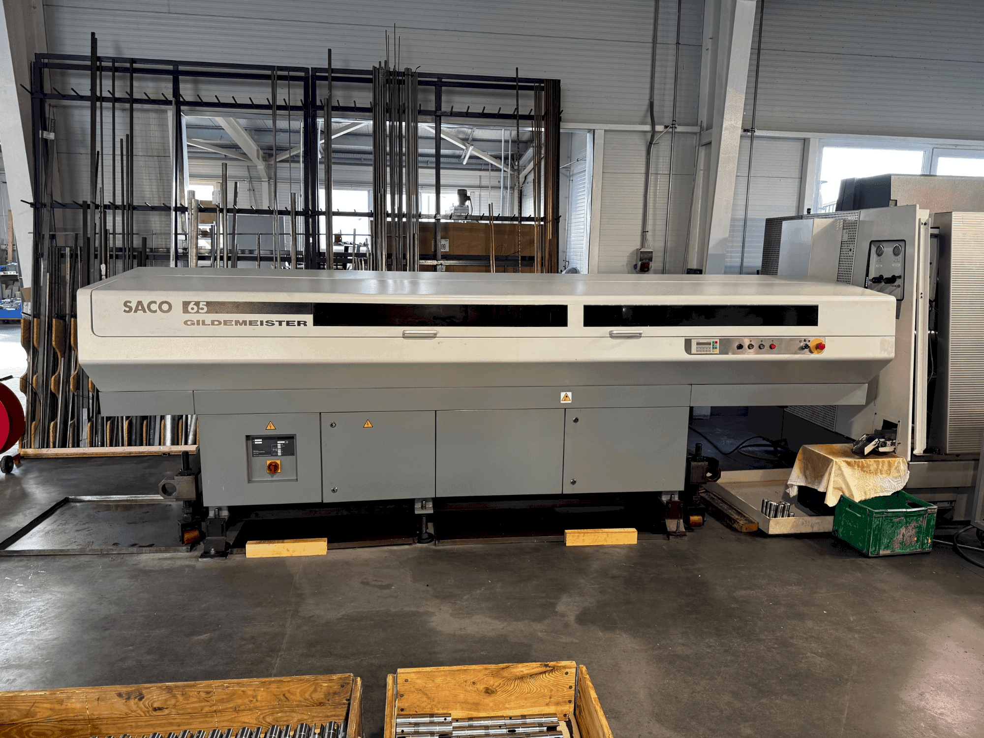 Vista frontale della macchina Gildemeister CTX 420 V6 Linear