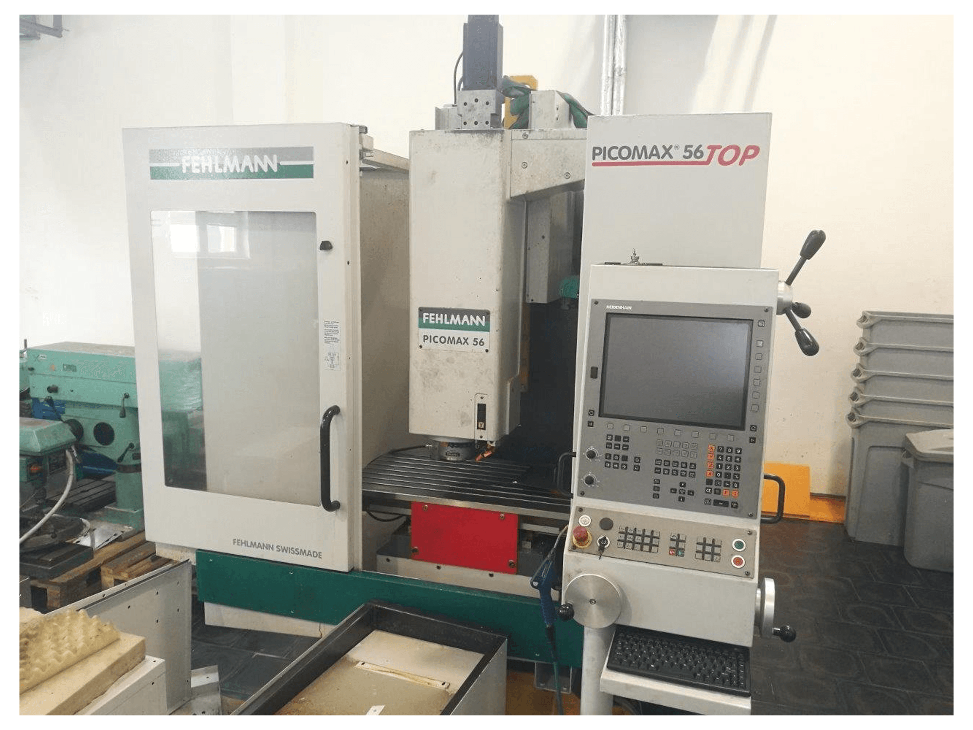 Vista frontale della macchina FEHLMANN PICOMAX 56 TOP