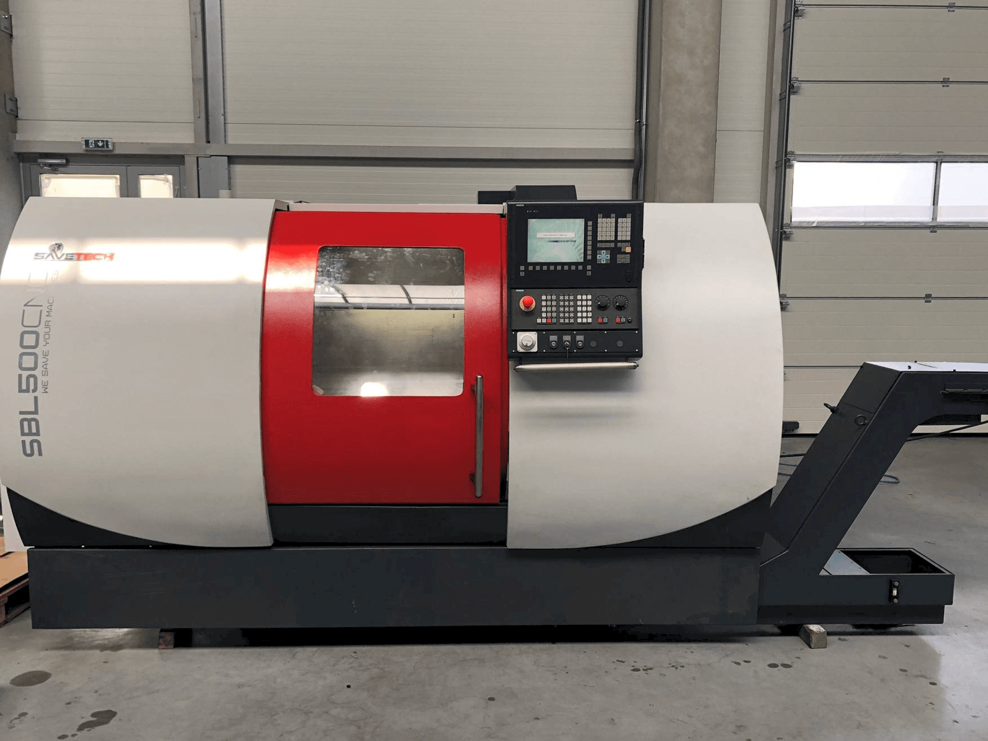 Vista frontale della macchina TRENS SBL 500/750