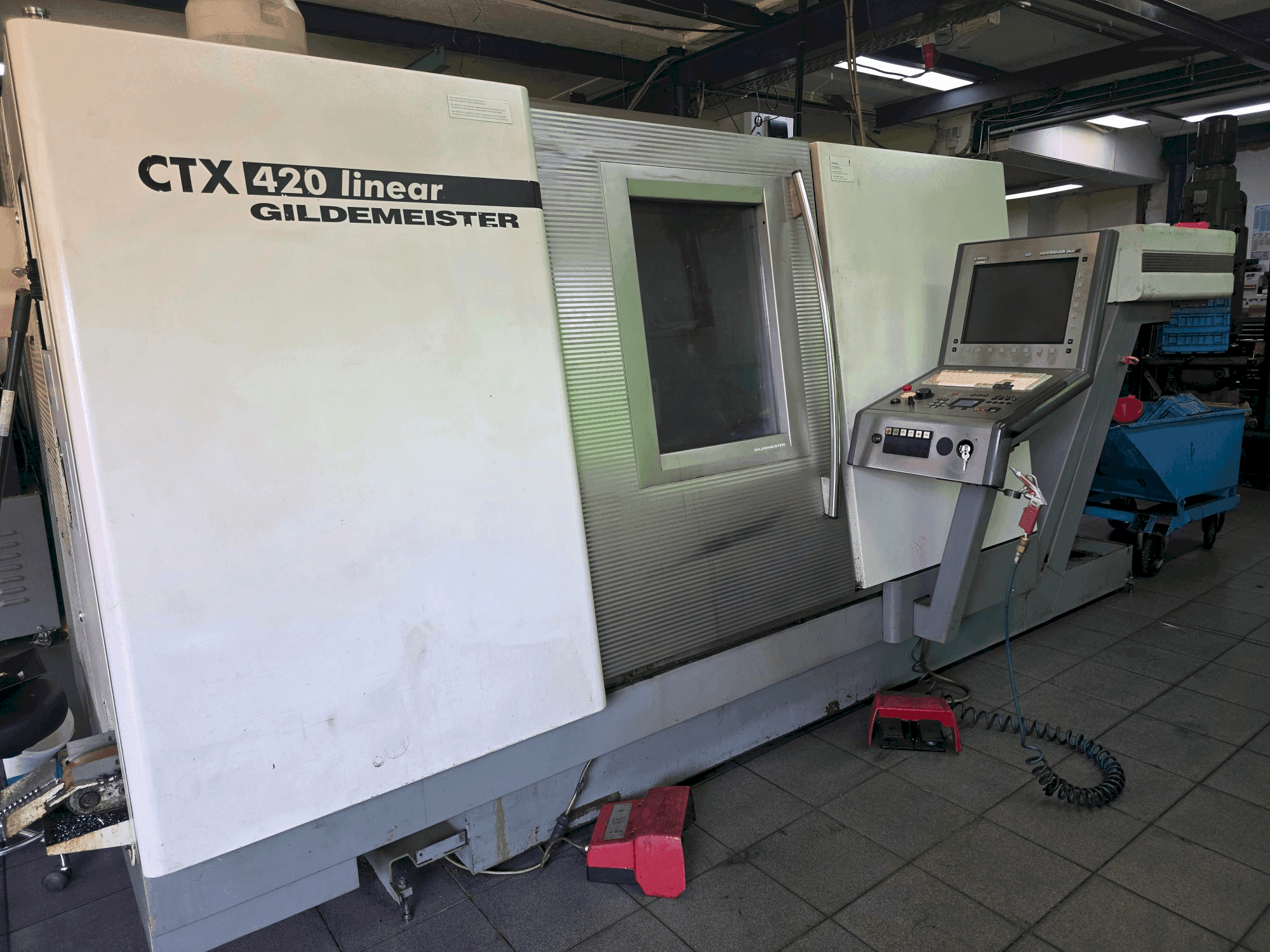 Vista frontale della macchina Gildemeister CTX 420 linear