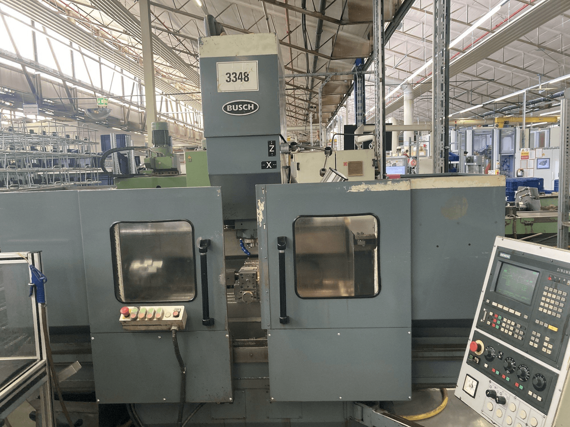 Vista frontale della macchina BUSCH FB 1- 150