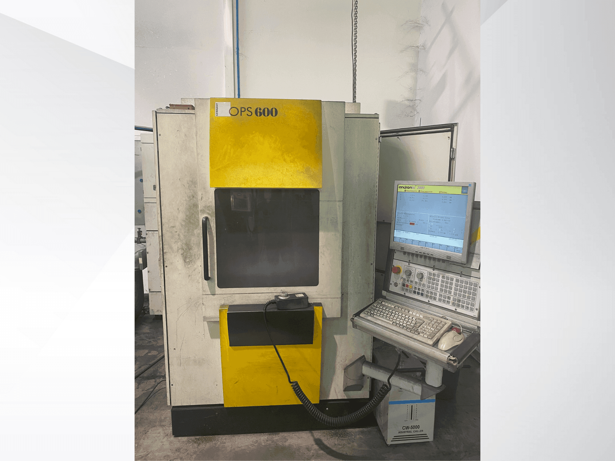 Vista frontale della macchina OPS INGERSOLL OPS 600