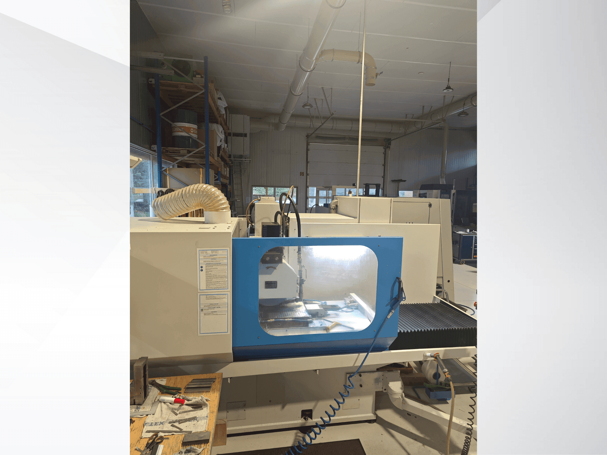 Vista frontale della macchina ABA EL 1006