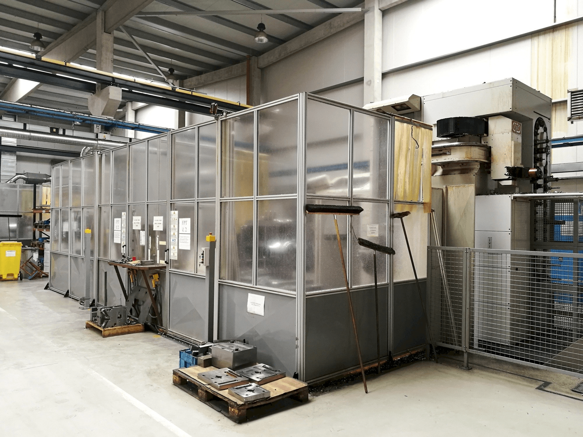 Vista frontale della macchina FPT Area M