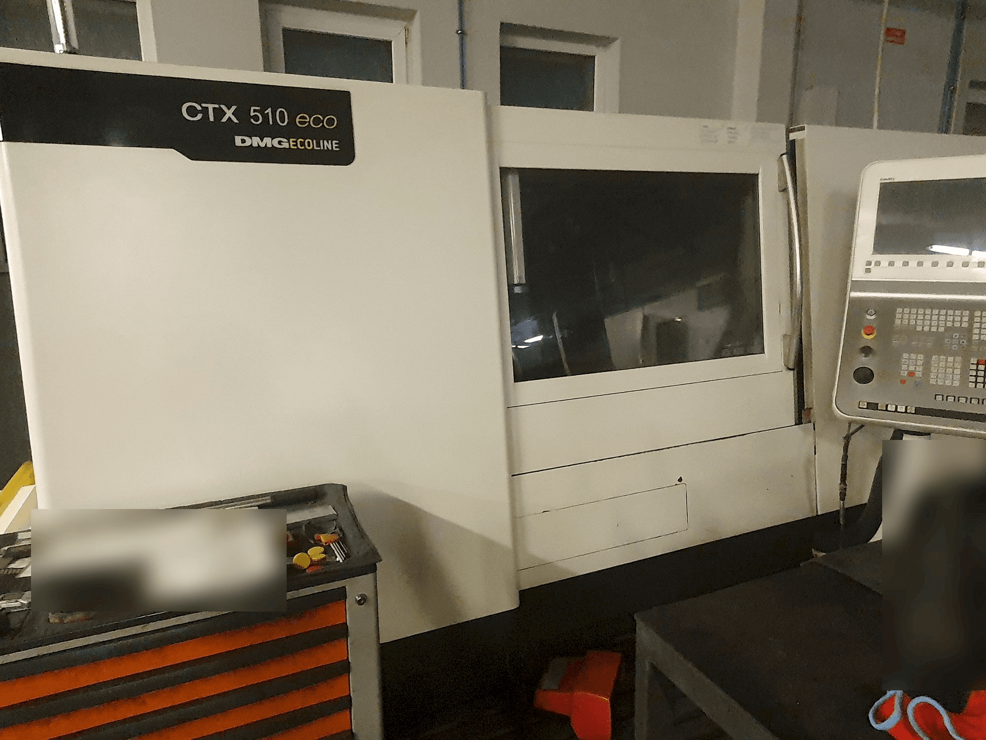 Vista frontale della macchina DMG GILDEMEISTER ecoline CTX 510 eco V3