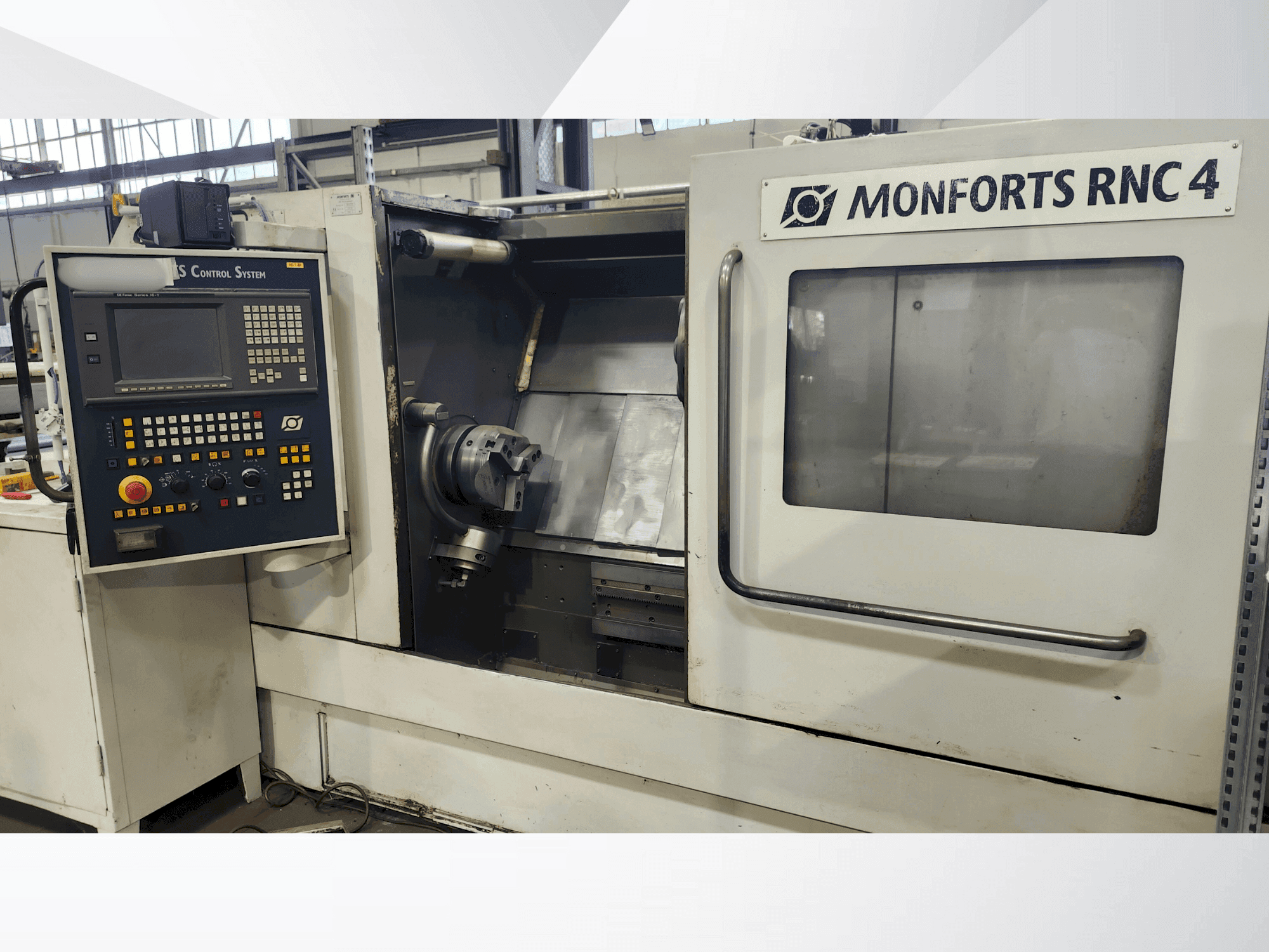 Vista frontale della macchina Monforts RNC 4