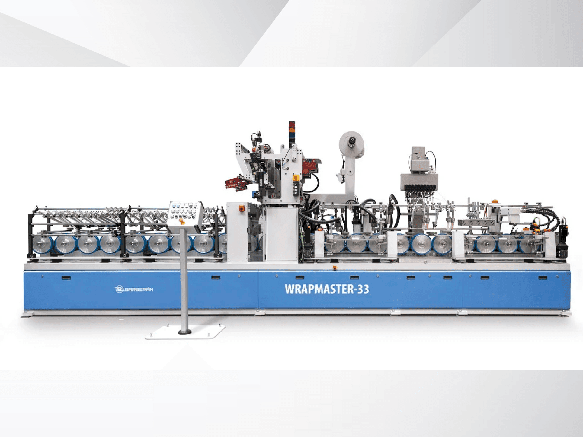 Vista frontale della macchina Barberan WM-33