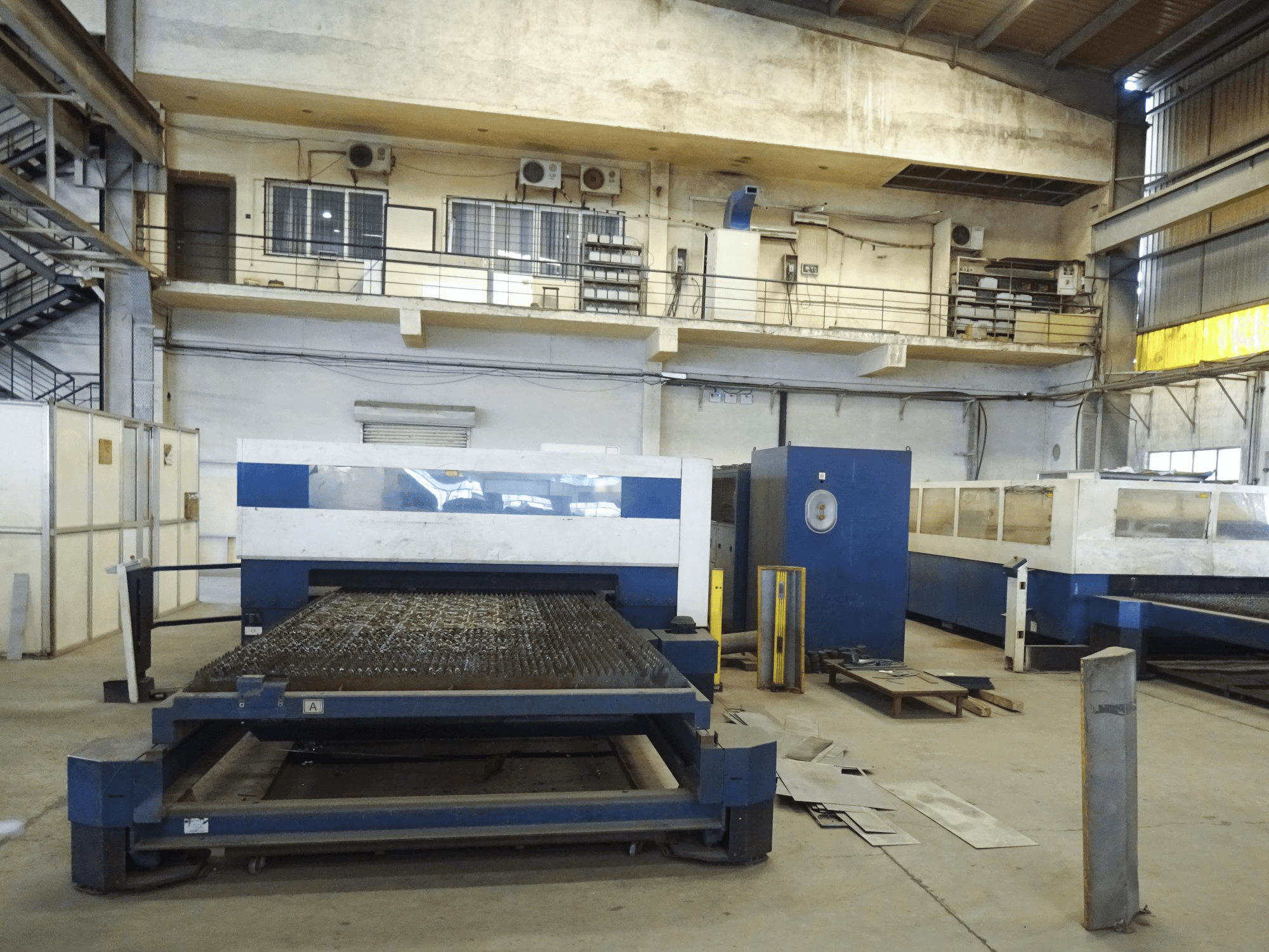 Area di lavoro della macchina Trumpf TruLaser 5040
