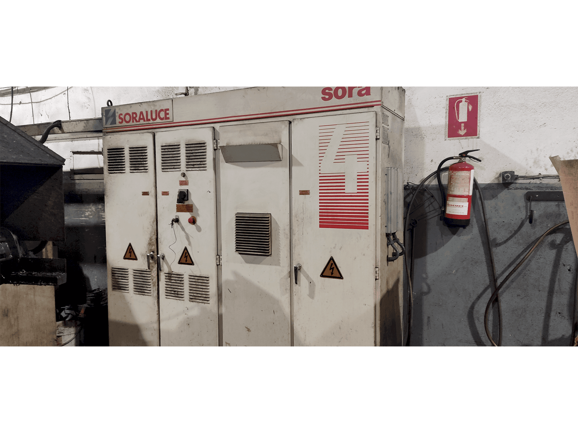 Vista frontale della macchina Soraluce SORA 4