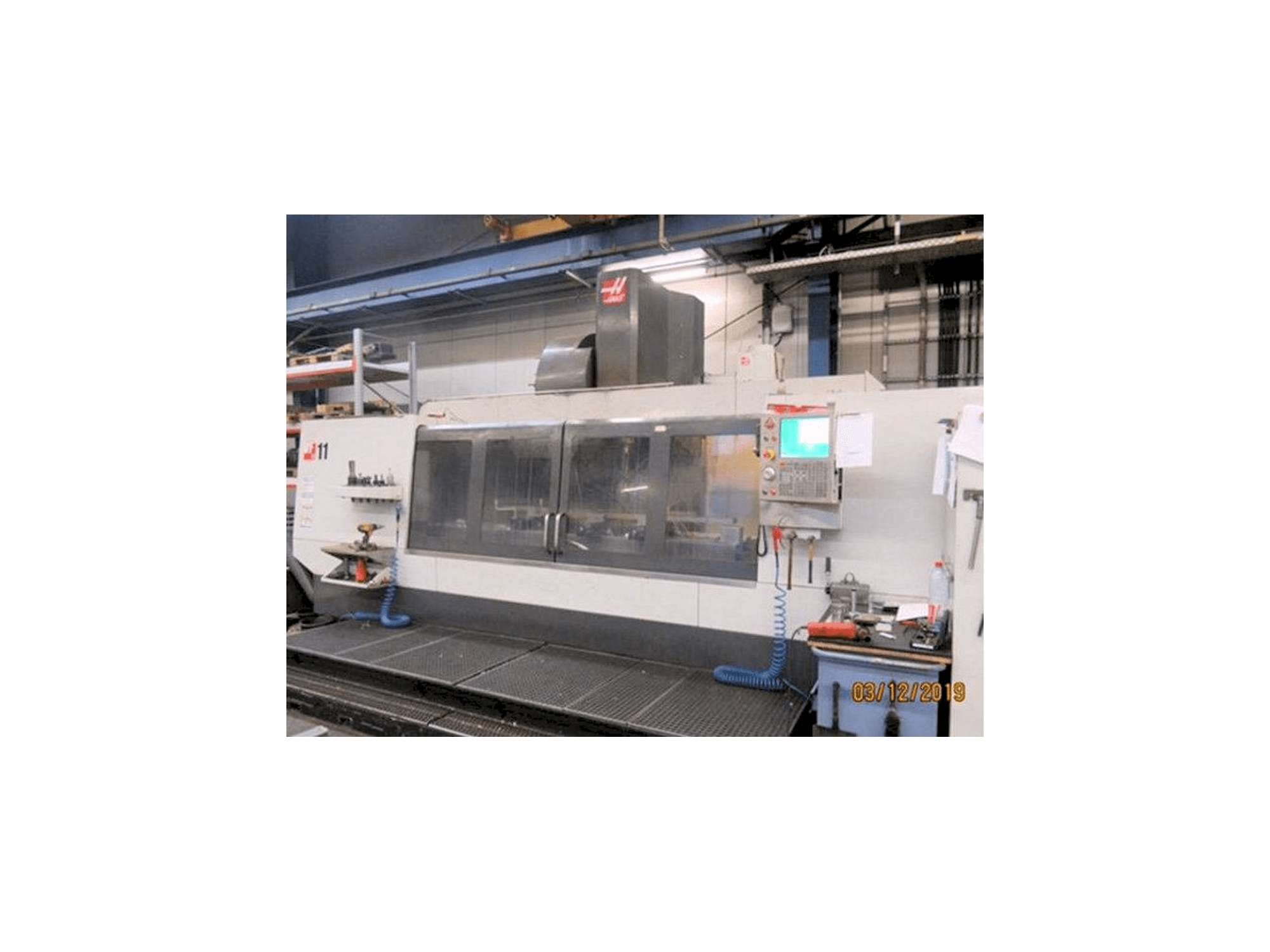 Vista frontale della macchina HAAS VF-11/50