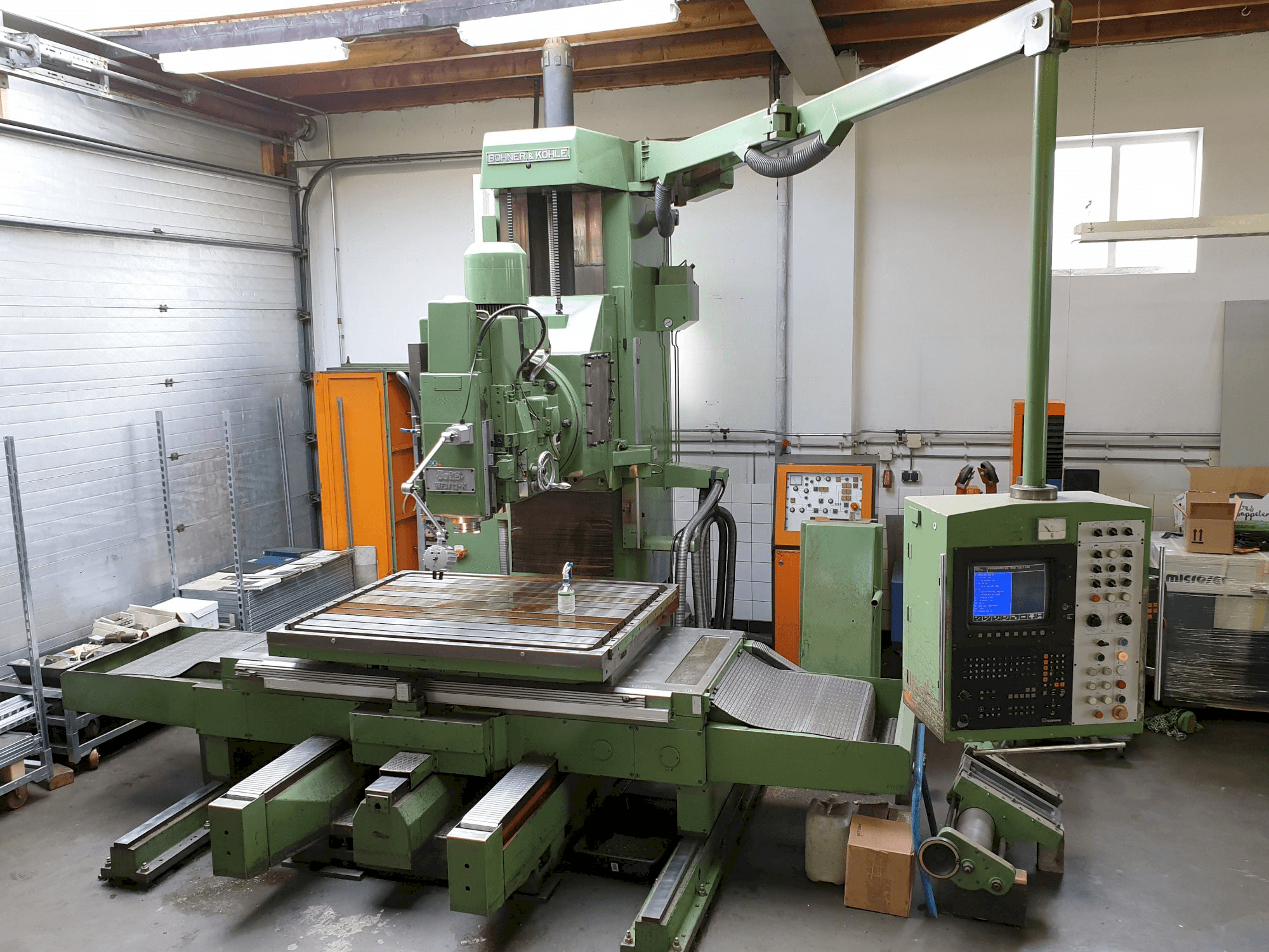 Vista frontale della macchina Bokö WF3