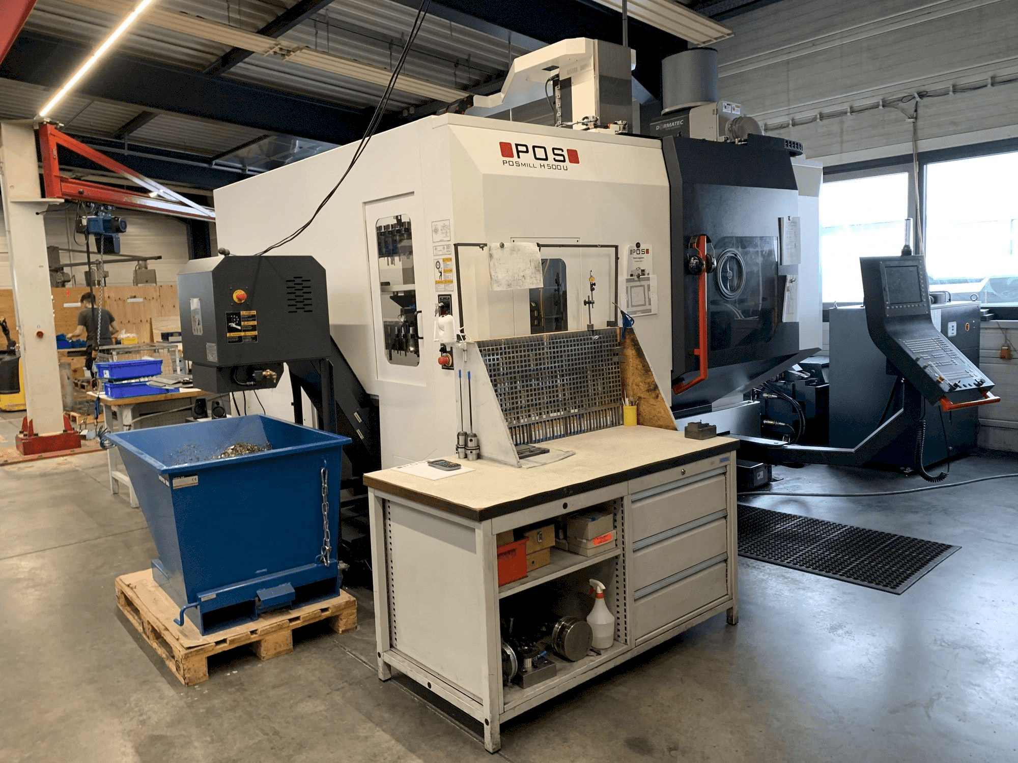 Vista frontale della macchina POSmill H 500 U