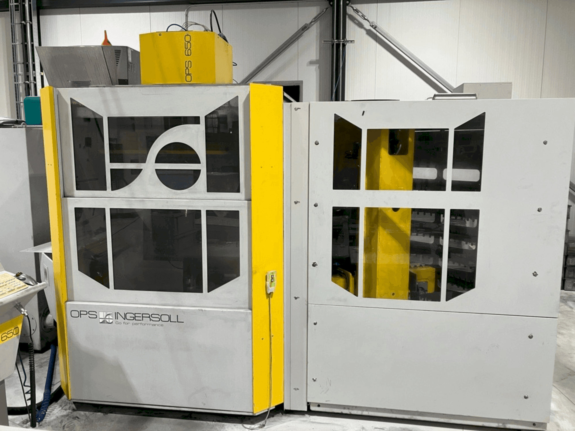 Vista frontale della macchina OPS INGERSOLL 650