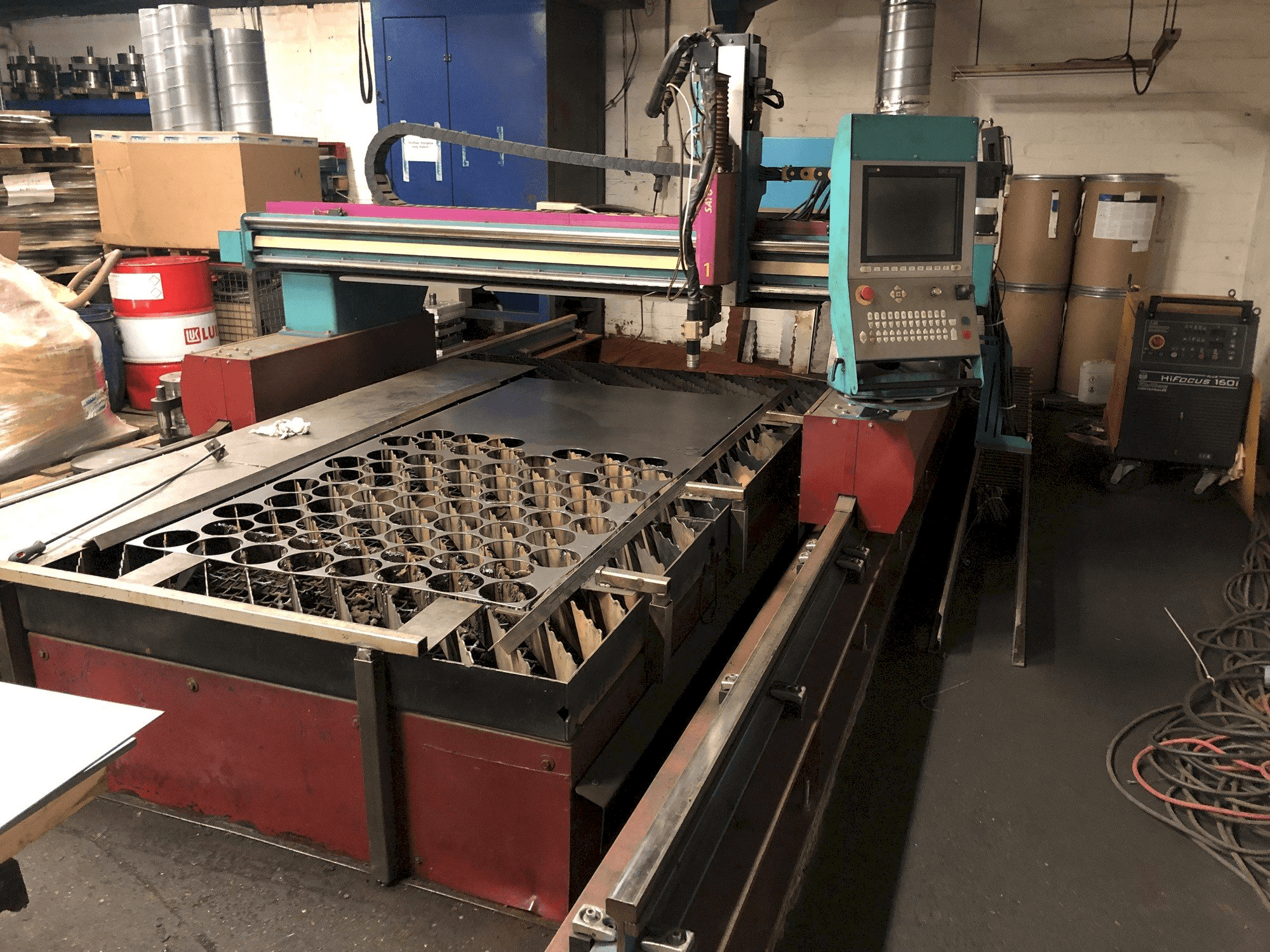 Vista frontale della macchina SATO Satronik LS2000