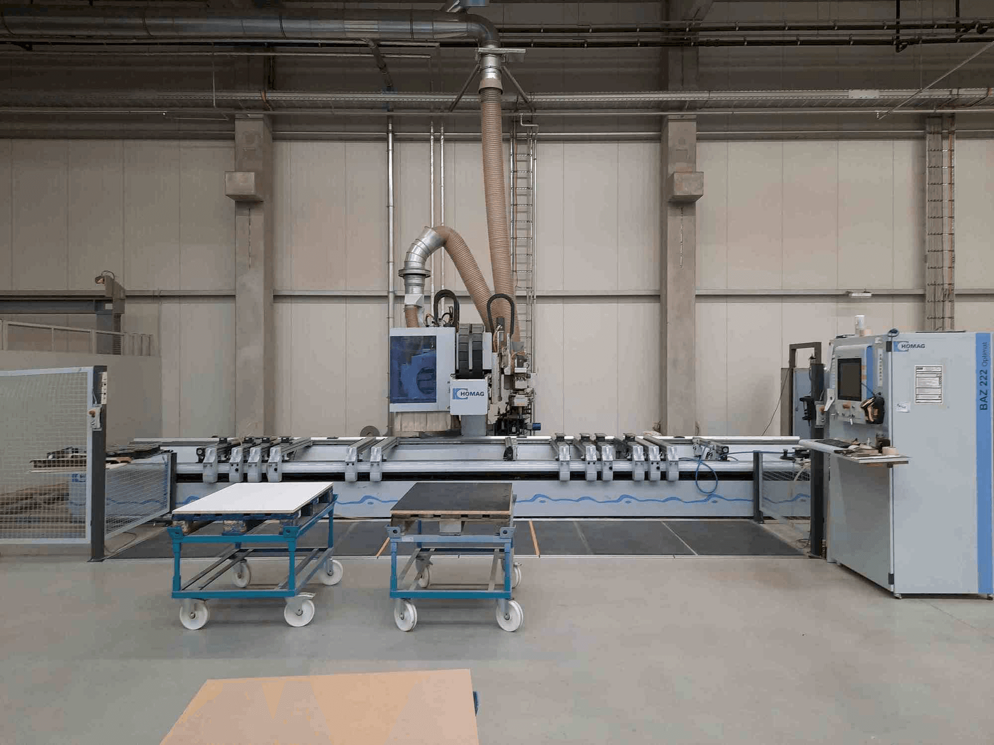 Vista frontale della macchina HOMAG OPTIMAT BAZ222/60/K