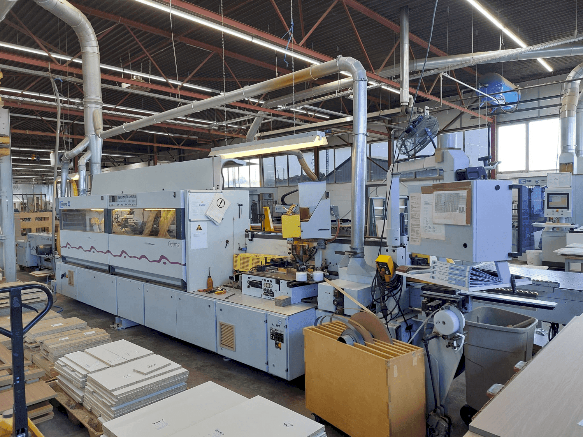 Vista frontale della macchina HOMAG Optimat KL 78/A20/S2/Z