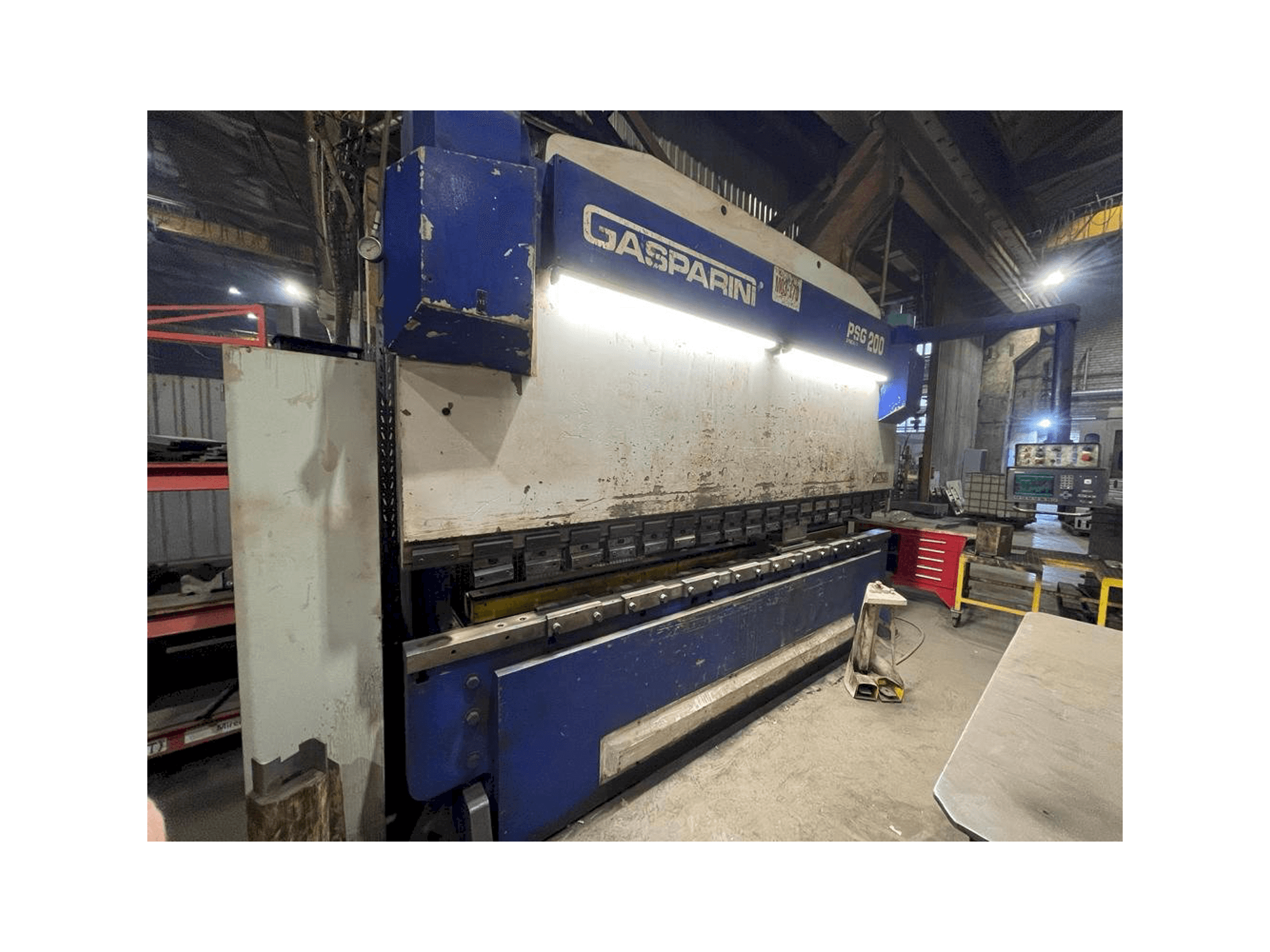 Vista frontale della macchina GASPARINI PSG 200/4000