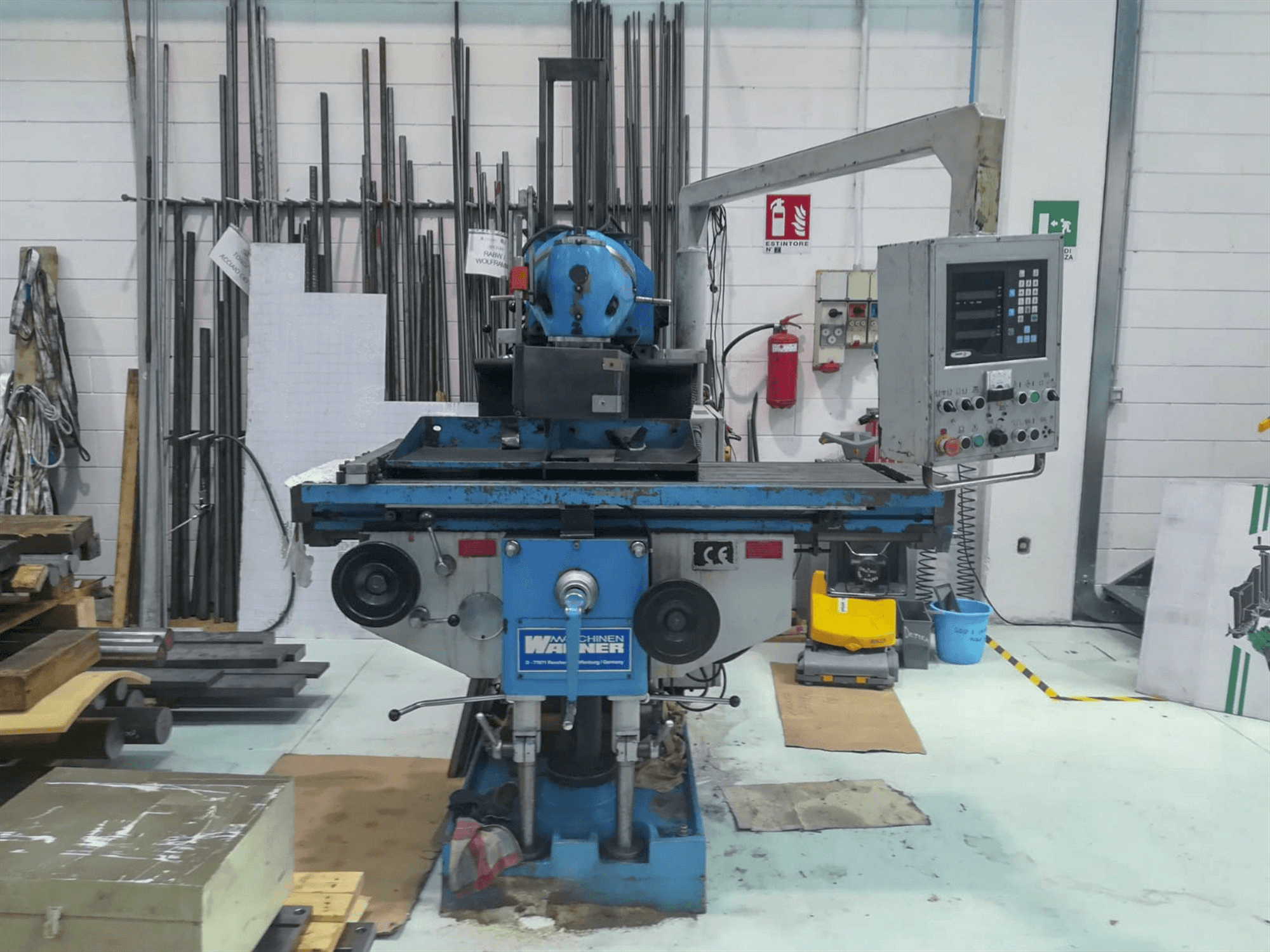 Vista frontale della macchina WAGNER FCQ 1635