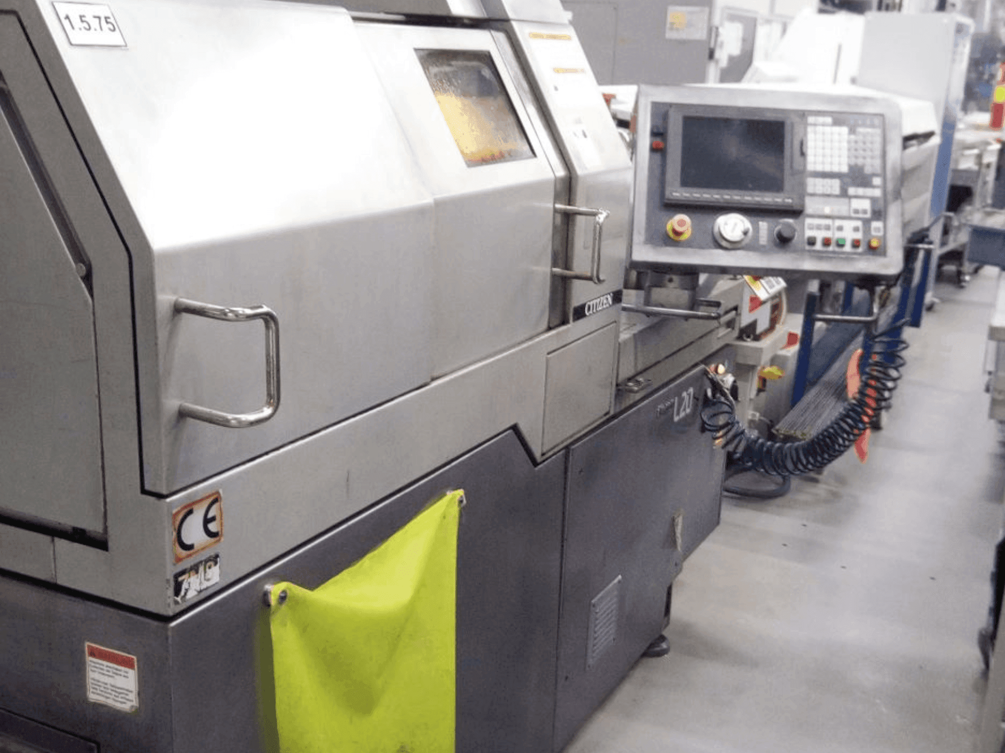 Vista frontale della macchina Citizen L720-Vlll