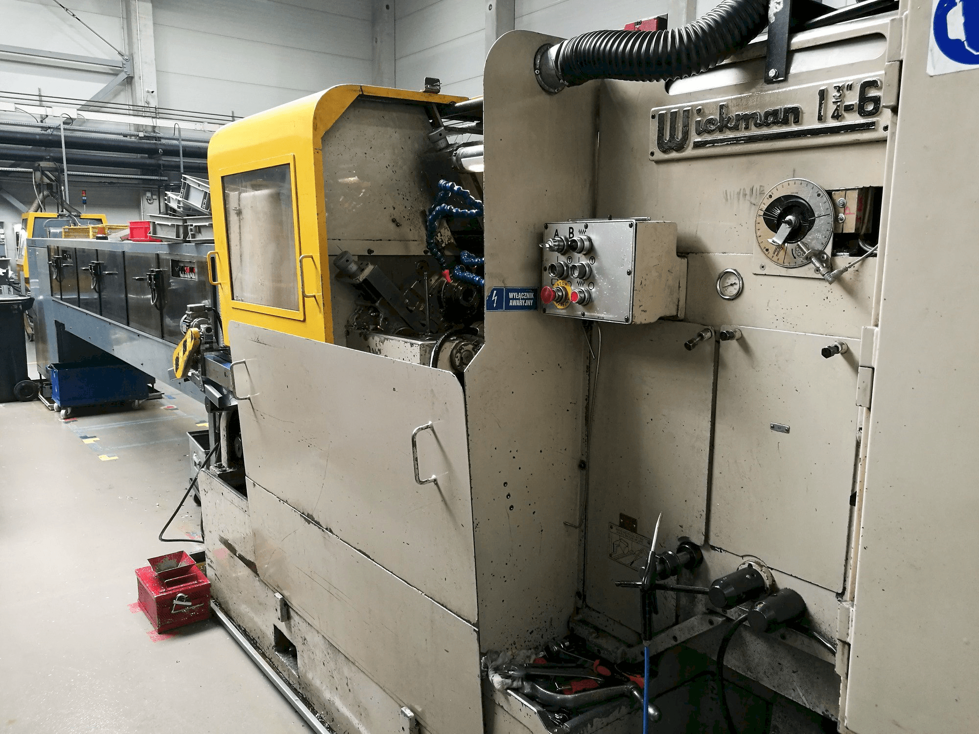 Vista frontale della macchina Wickman 1 3/4"-6