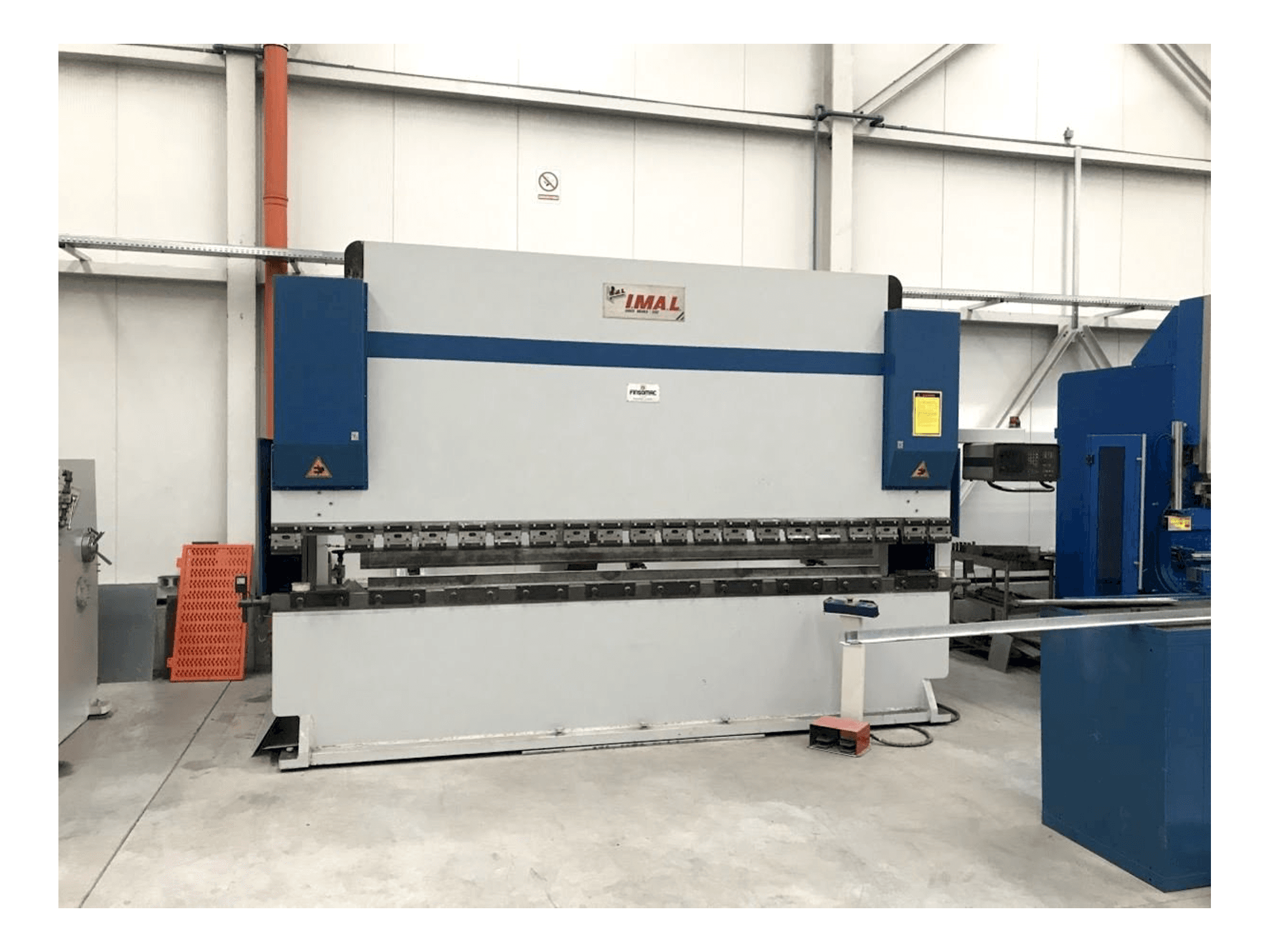 Vista frontale della macchina I.MA.L. E3A